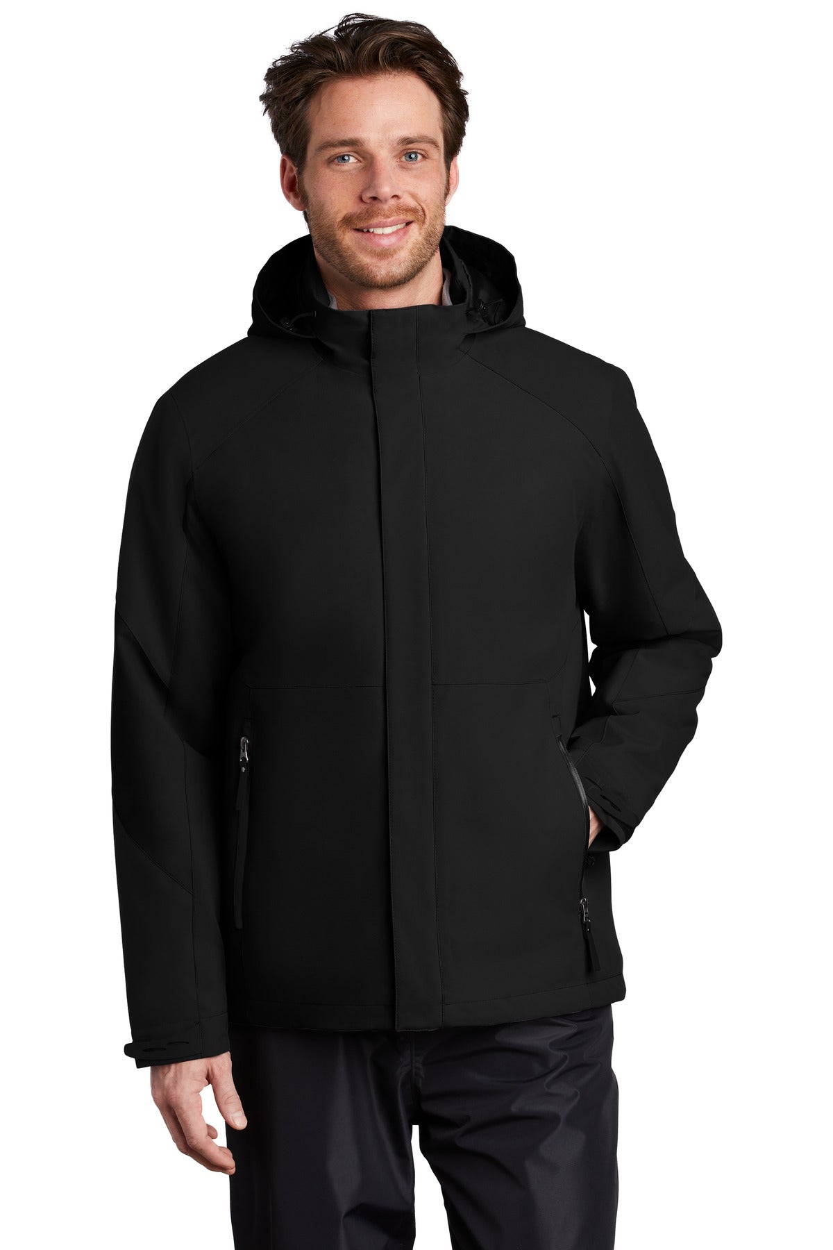 Port Authority  Insulated Waterproof Tech Jacket J405 in Deep Black