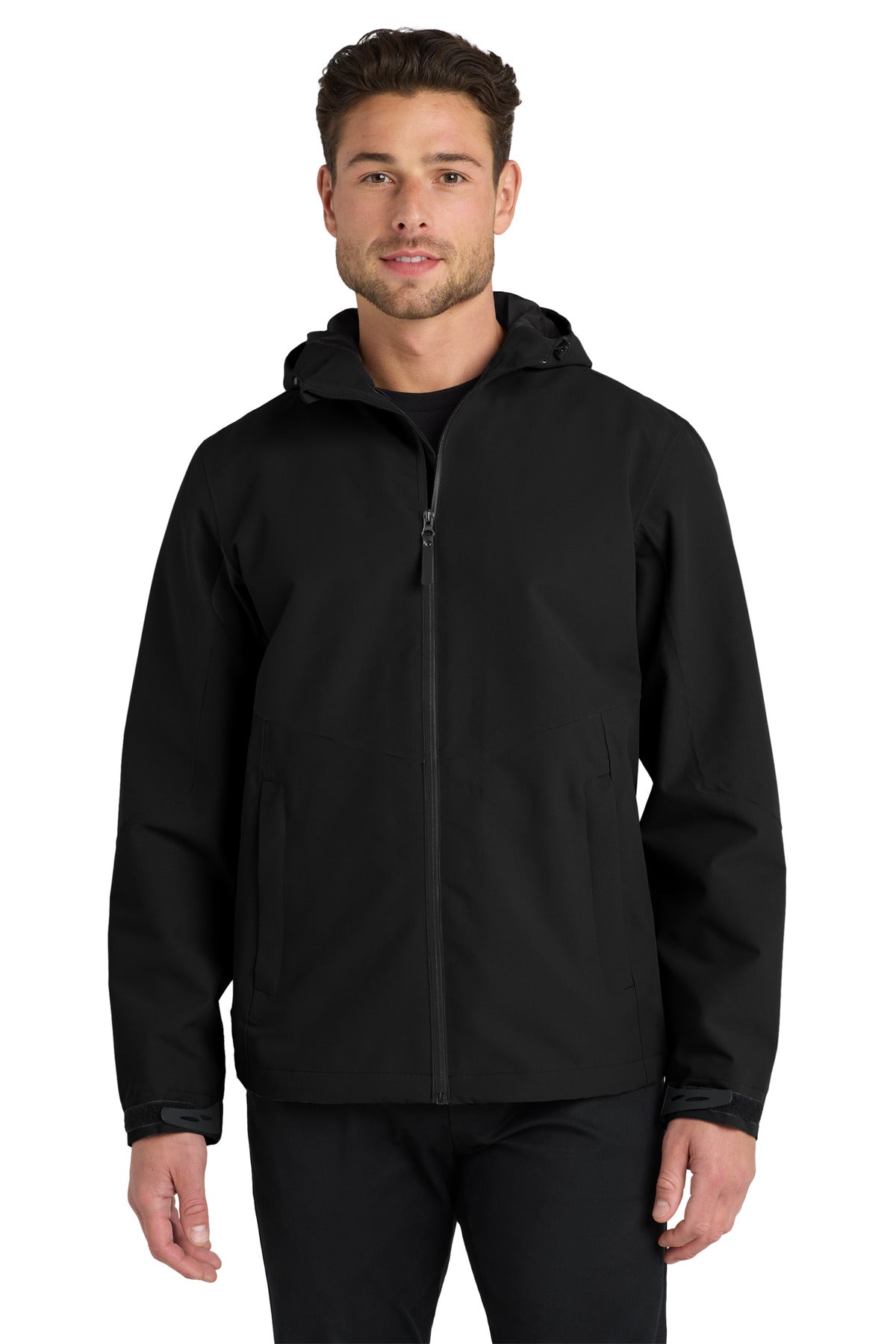 Port Authority  Tech Rain Jacket J406 in Deep Black