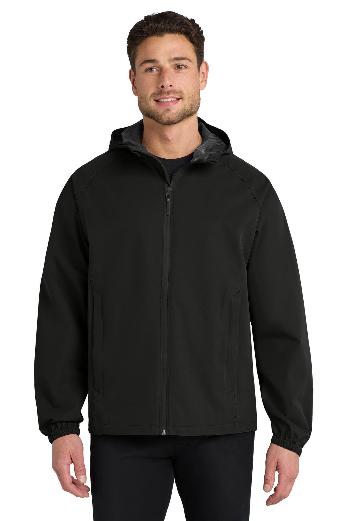 Port Authority  Essential Rain Jacket J407 in Deep Black