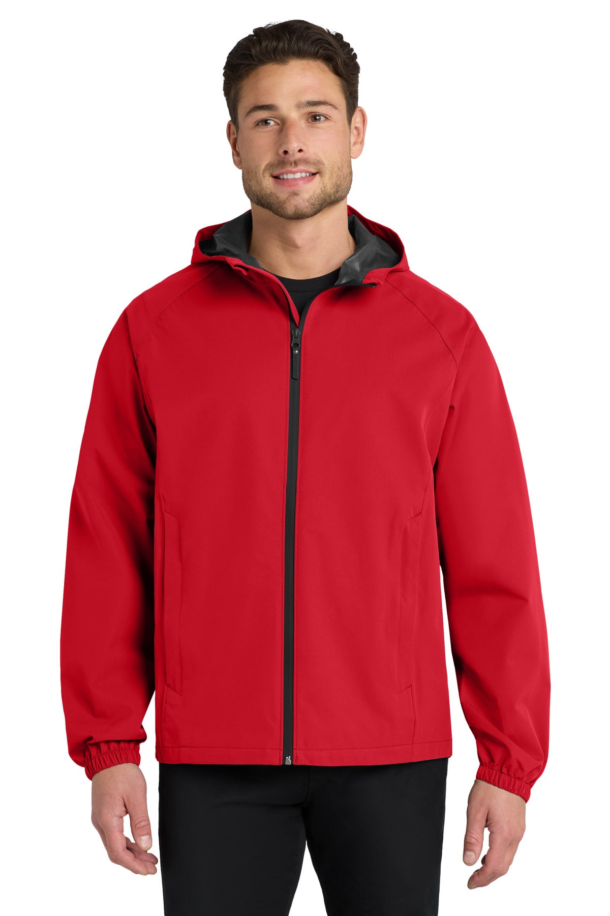 Port Authority  Essential Rain Jacket J407 in Deep Red