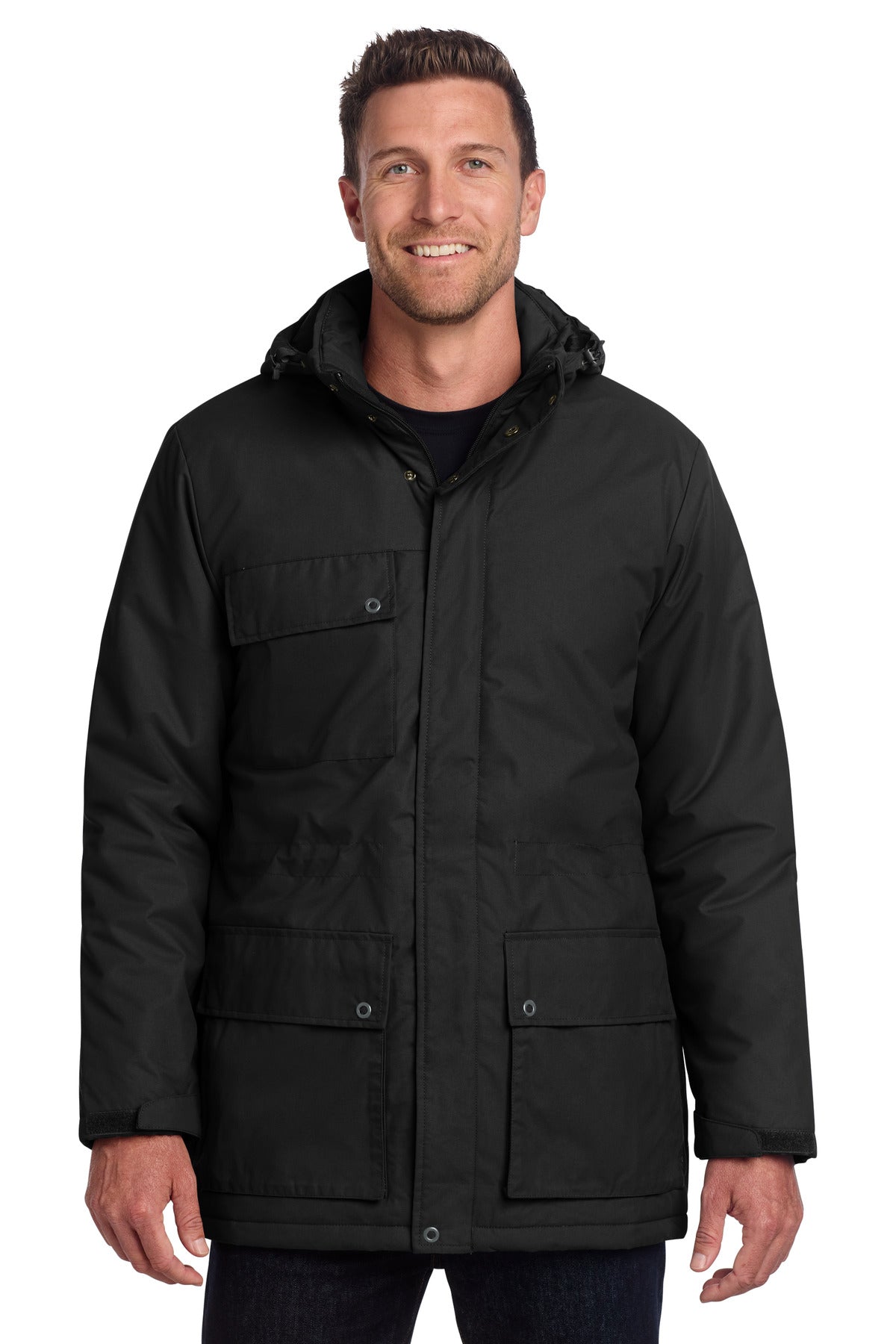 Port Authority Excursion Parka J599 in Deep Black