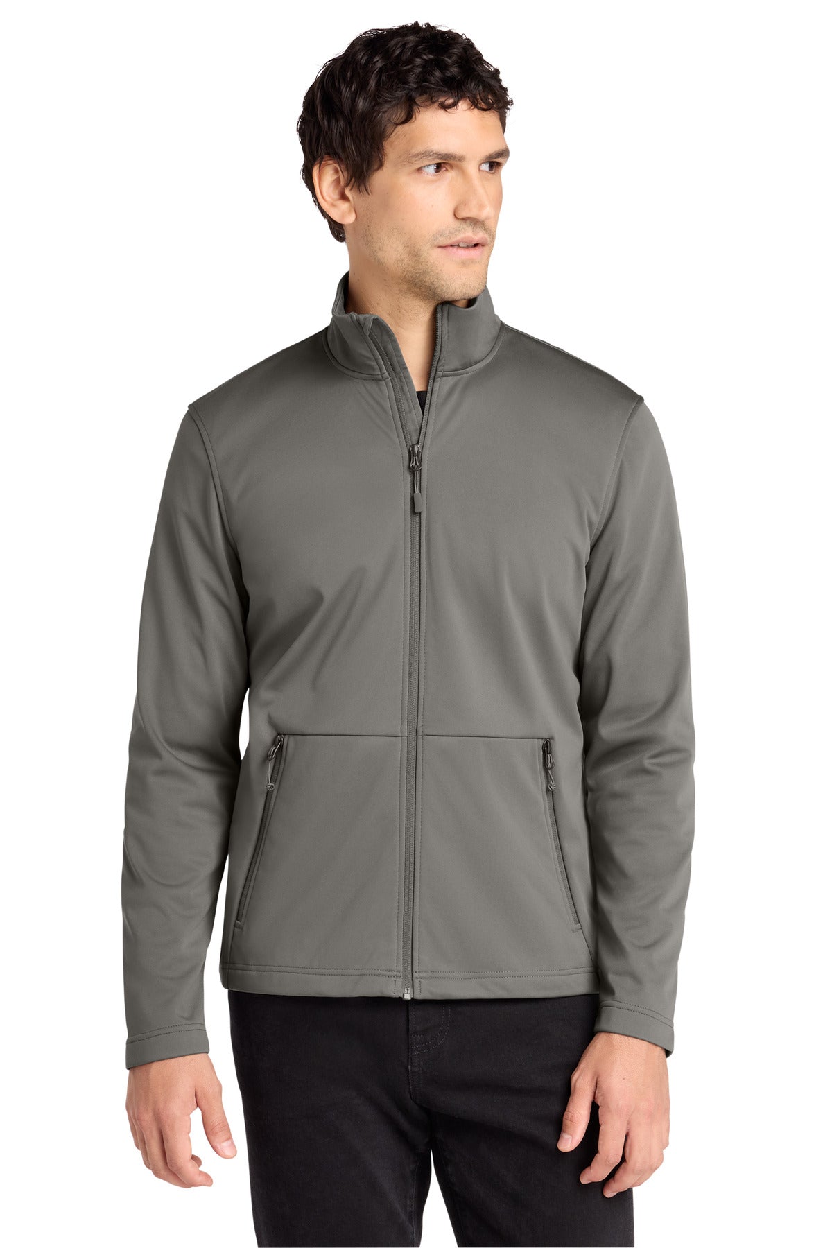 Port Authority Flexshell Jacket J617 in Smoke Grey