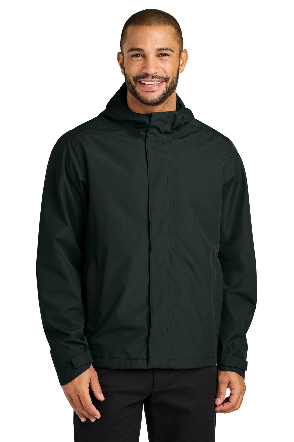 Port Authority C-FREE Rain Jacket J714 in Deep Black