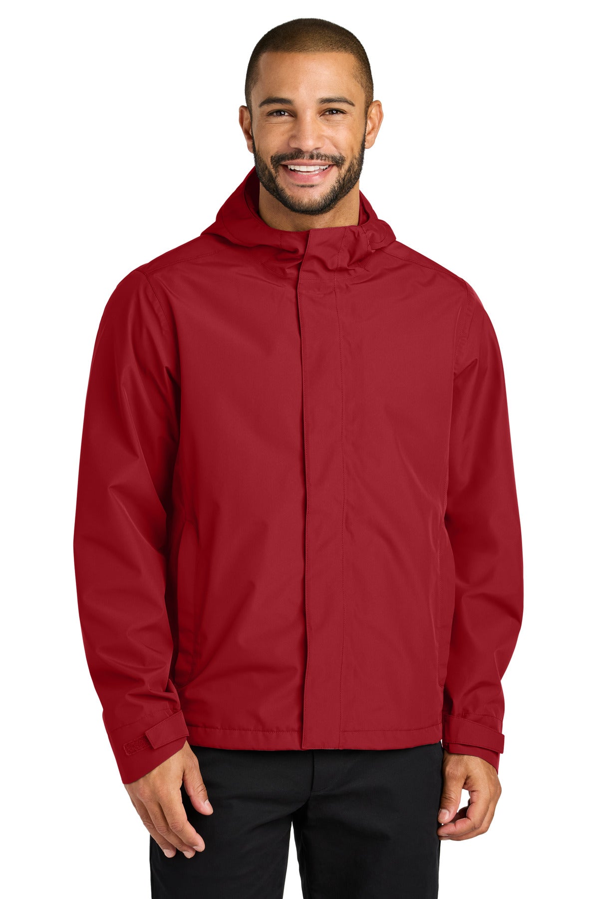 Port Authority C-FREE Rain Jacket J714 in Rich Red