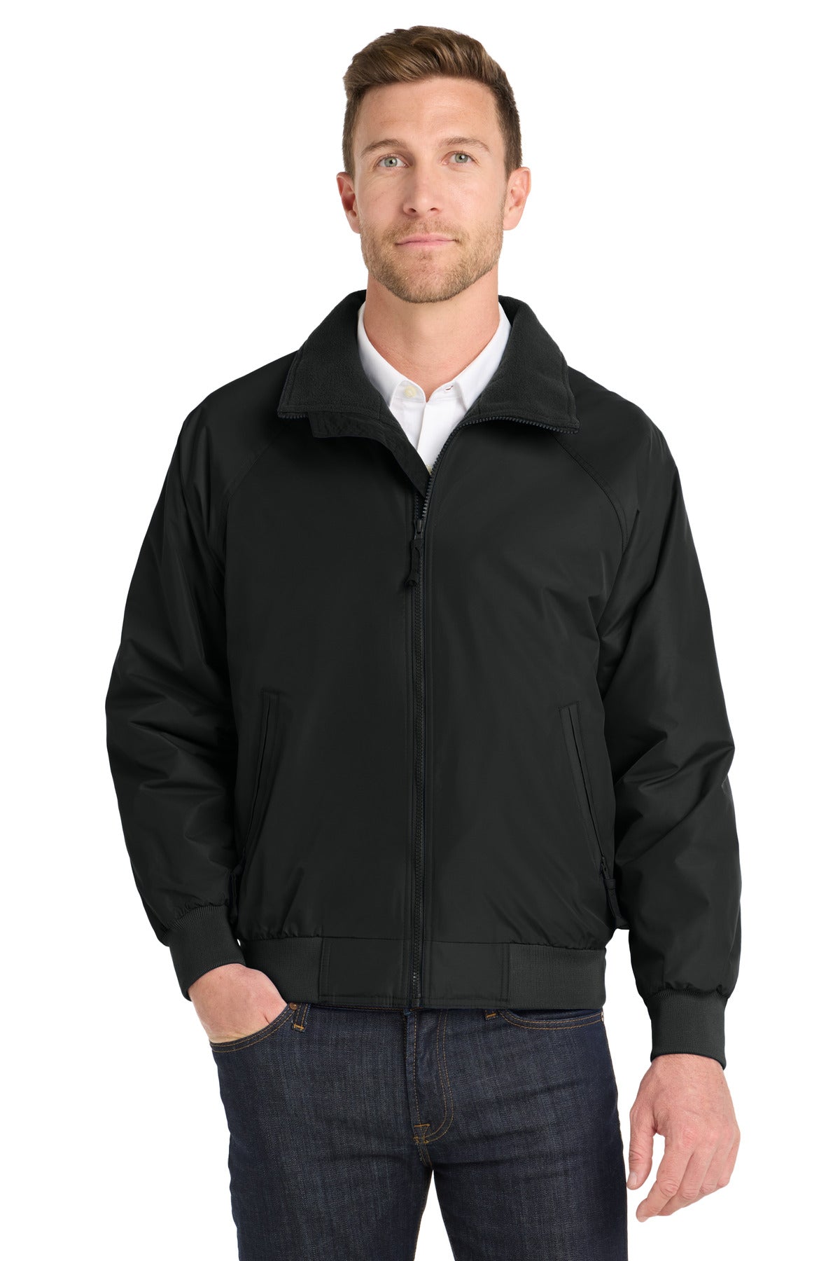 Port Authority Challenger Jacket. J754 in True Black/ True Black