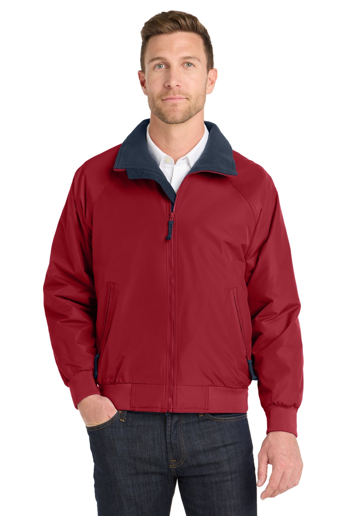 Port Authority Challenger Jacket. J754 in True Red/ True Navy