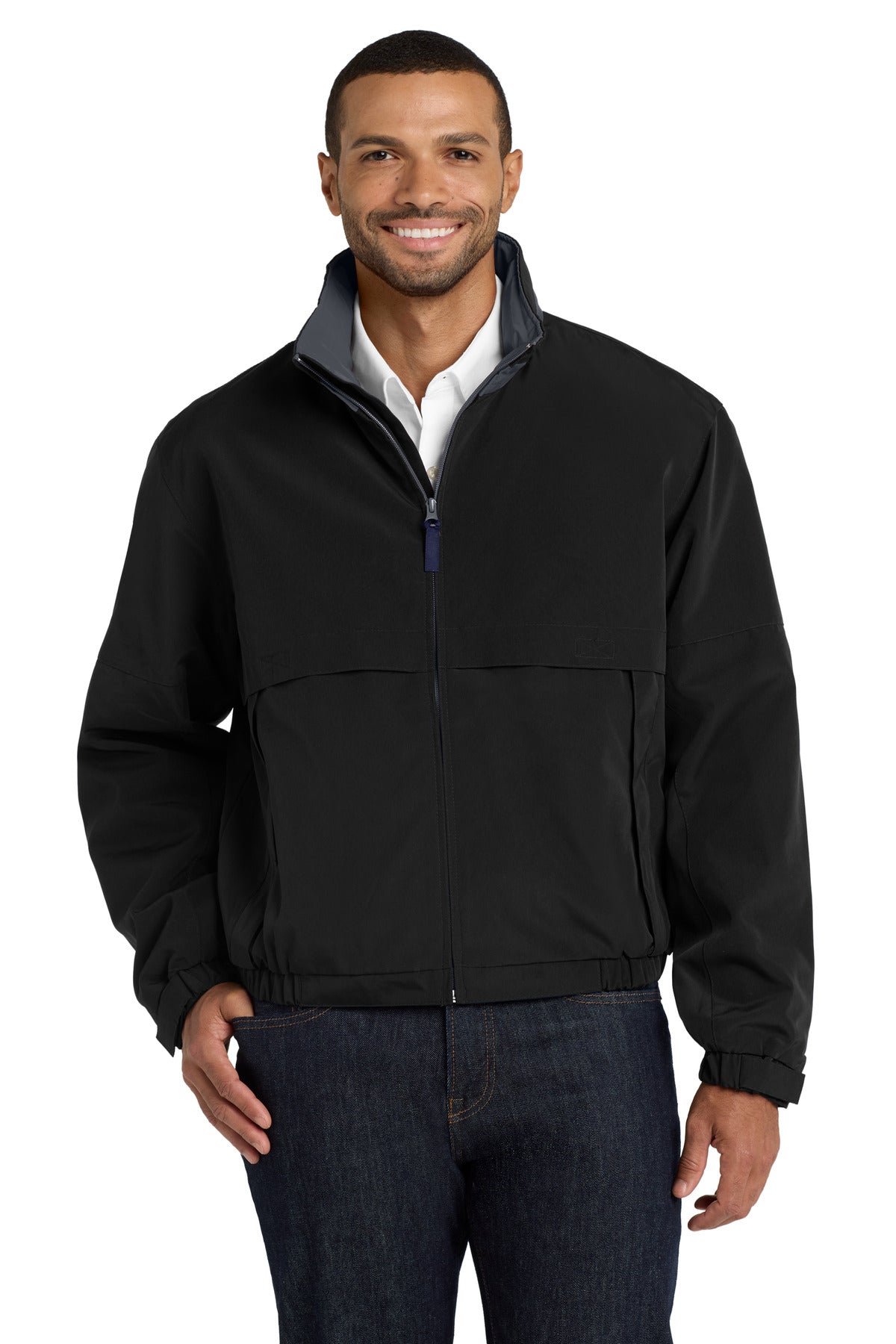 Port Authority Legacy  Jacket.  J764 in Black/ Steel Grey
