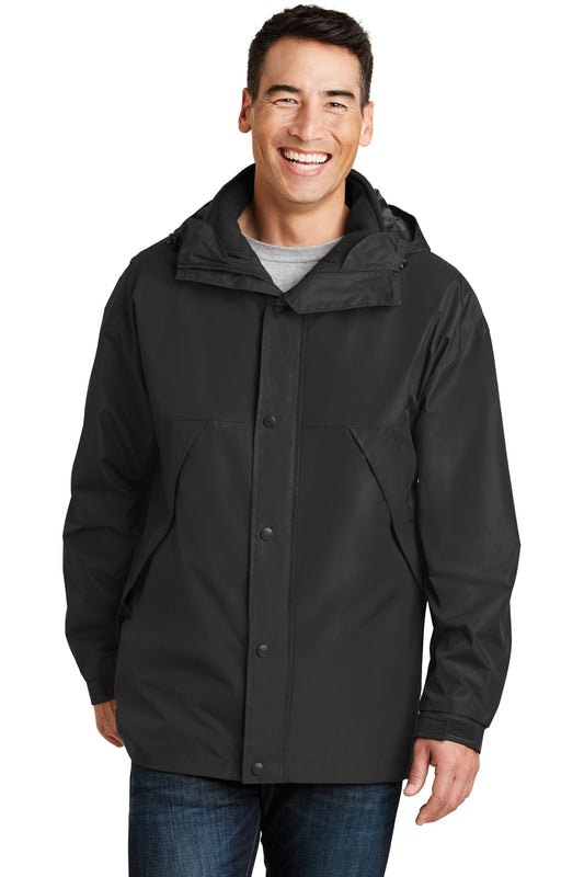 Port Authority 3-in-1 Jacket. J777 in Black/ Black