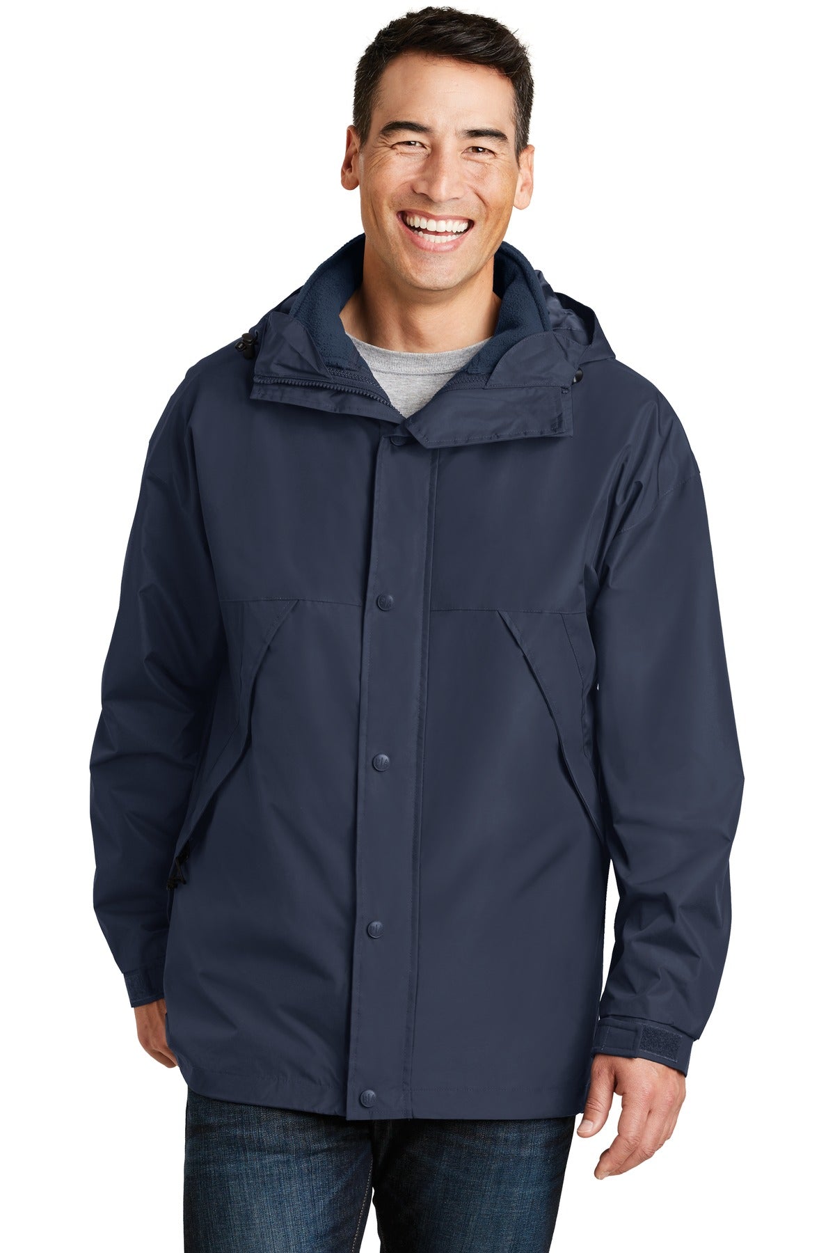 Port Authority 3-in-1 Jacket. J777 in Navy/ Navy