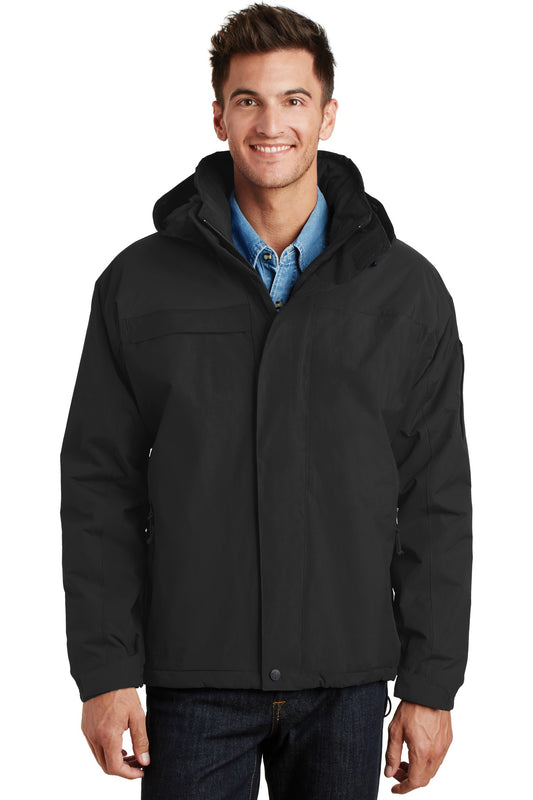 Port Authority Nootka Jacket.  J792 in Black/ Black