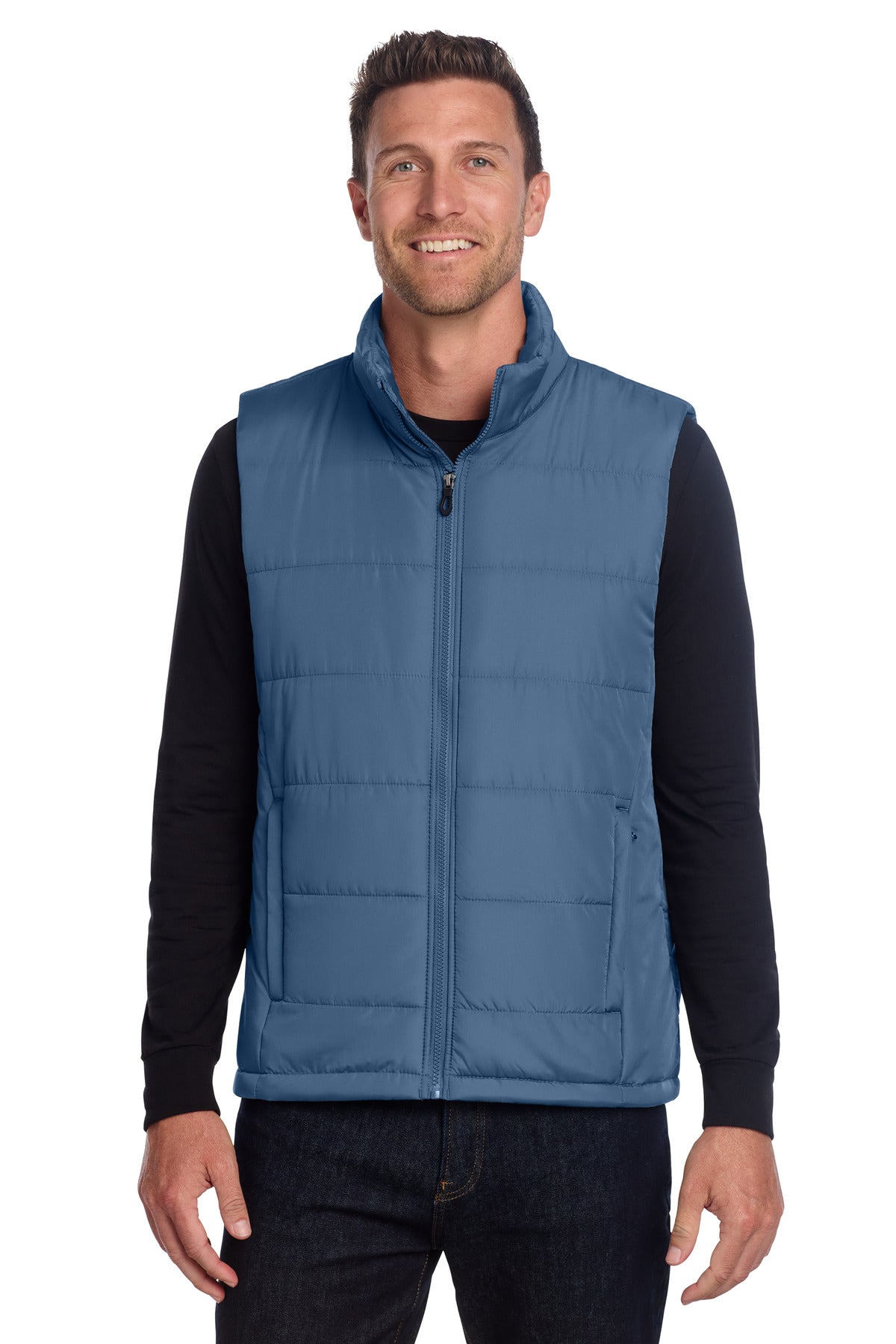 Port Authority Puffer Vest J853 in Dusk Blue
