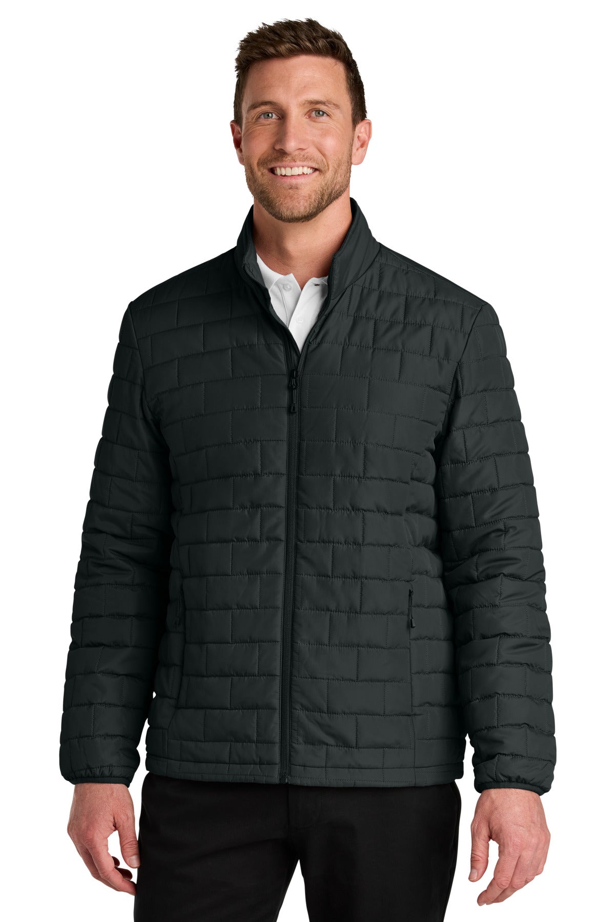 Port Authority C-FREE Brick Jacket J854 in Deep Black
