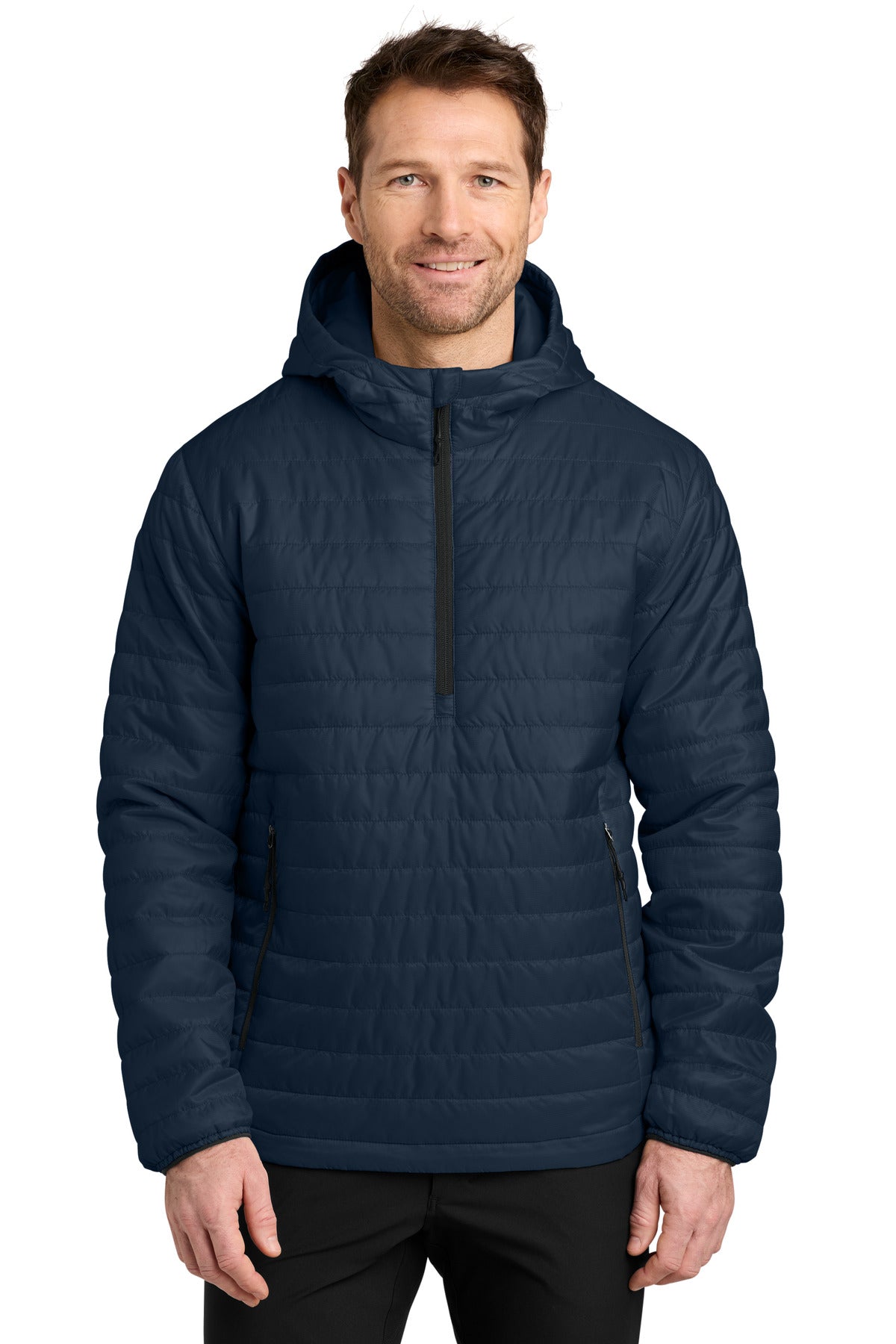 Port Authority Packable Puffy Anorak J855 in River Blue Navy