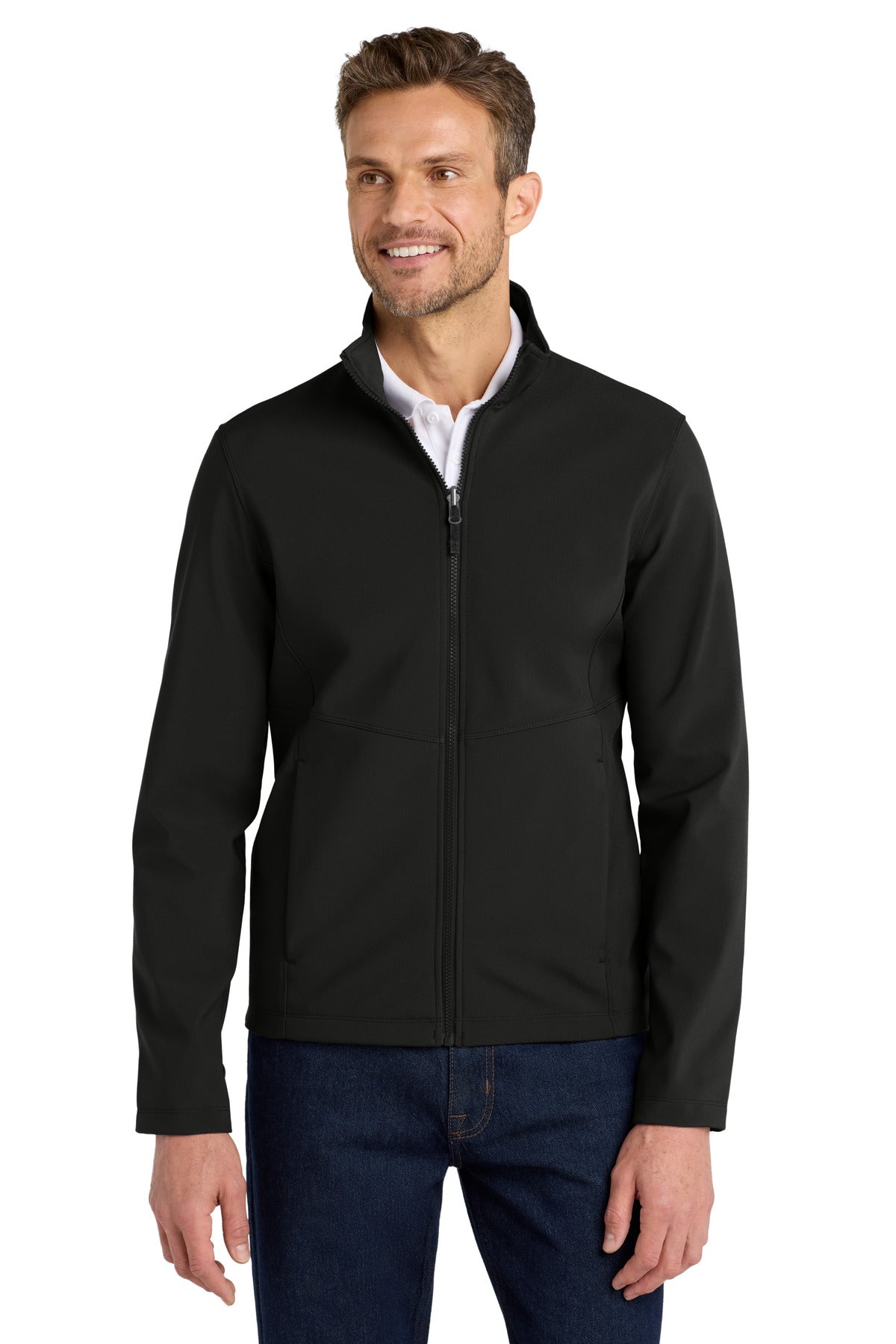 Port Authority  Collective Soft Shell Jacket. J901 in Deep Black