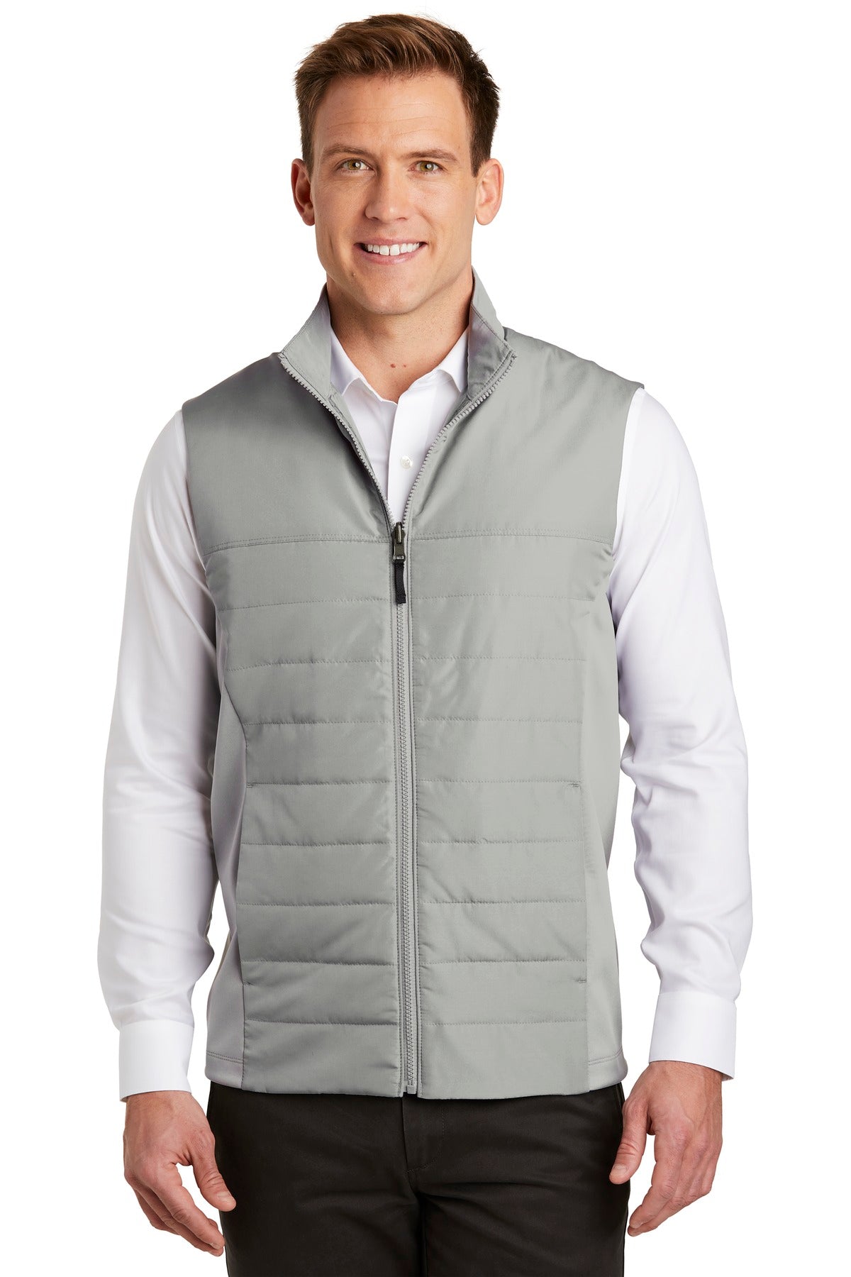 Port Authority  Collective Insulated Vest. J903 in Gusty Grey