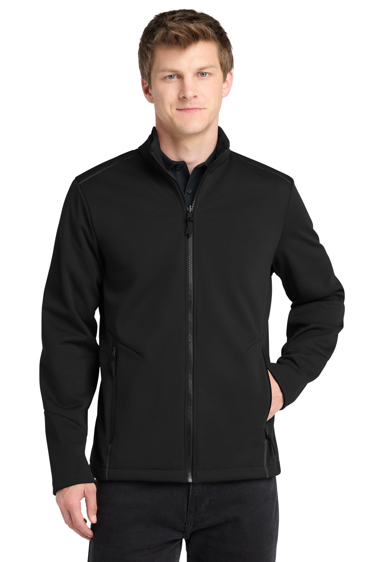 Port Authority Collective Tech Soft Shell Jacket J921 in Deep Black