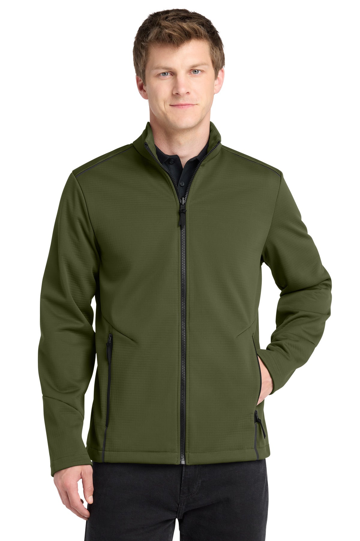 Port Authority Collective Tech Soft Shell Jacket J921 in Olive Green