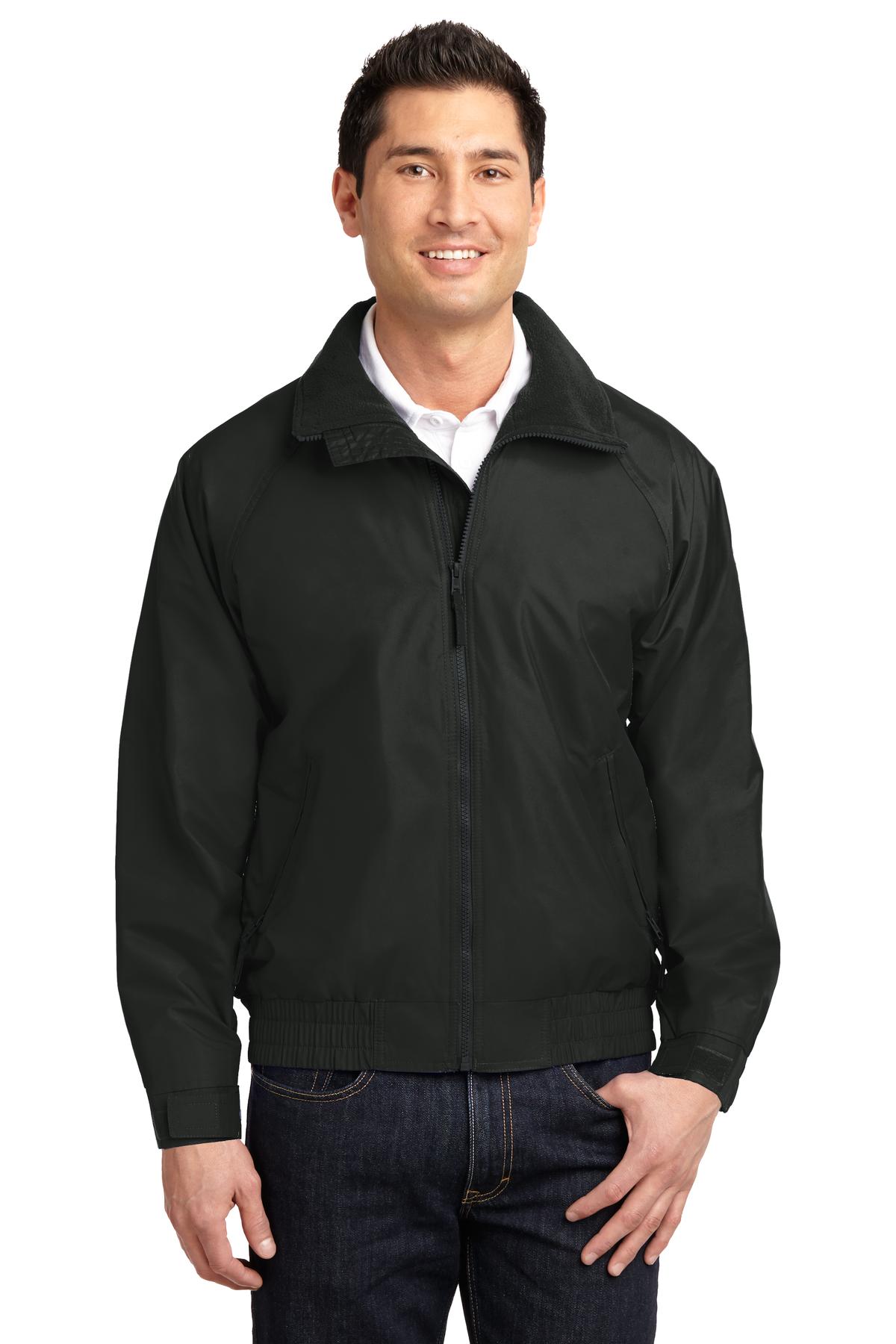 Port Authority Competitor Jacket. JP54 in True Black/ True Black