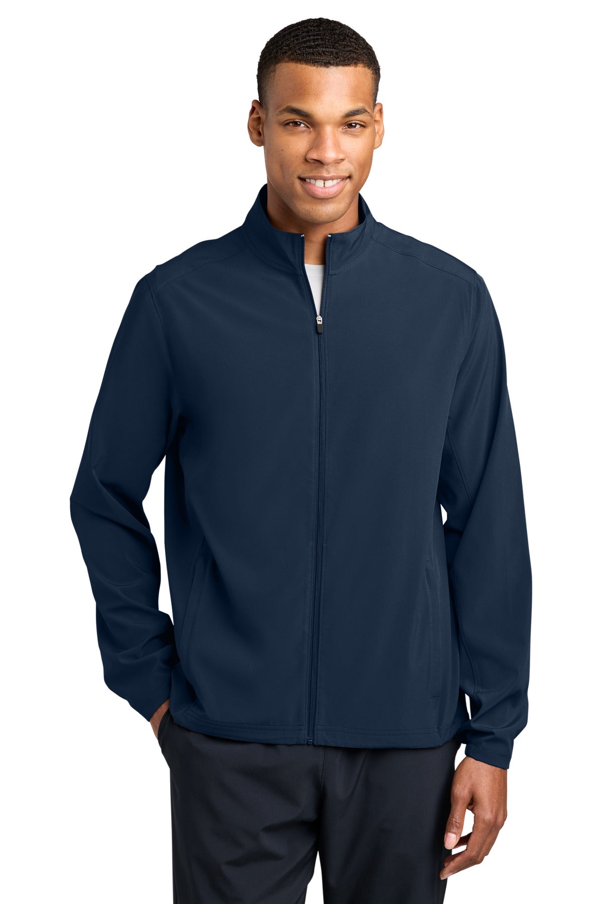 Sport-Tek Repeat Jacket JST480 in True Navy