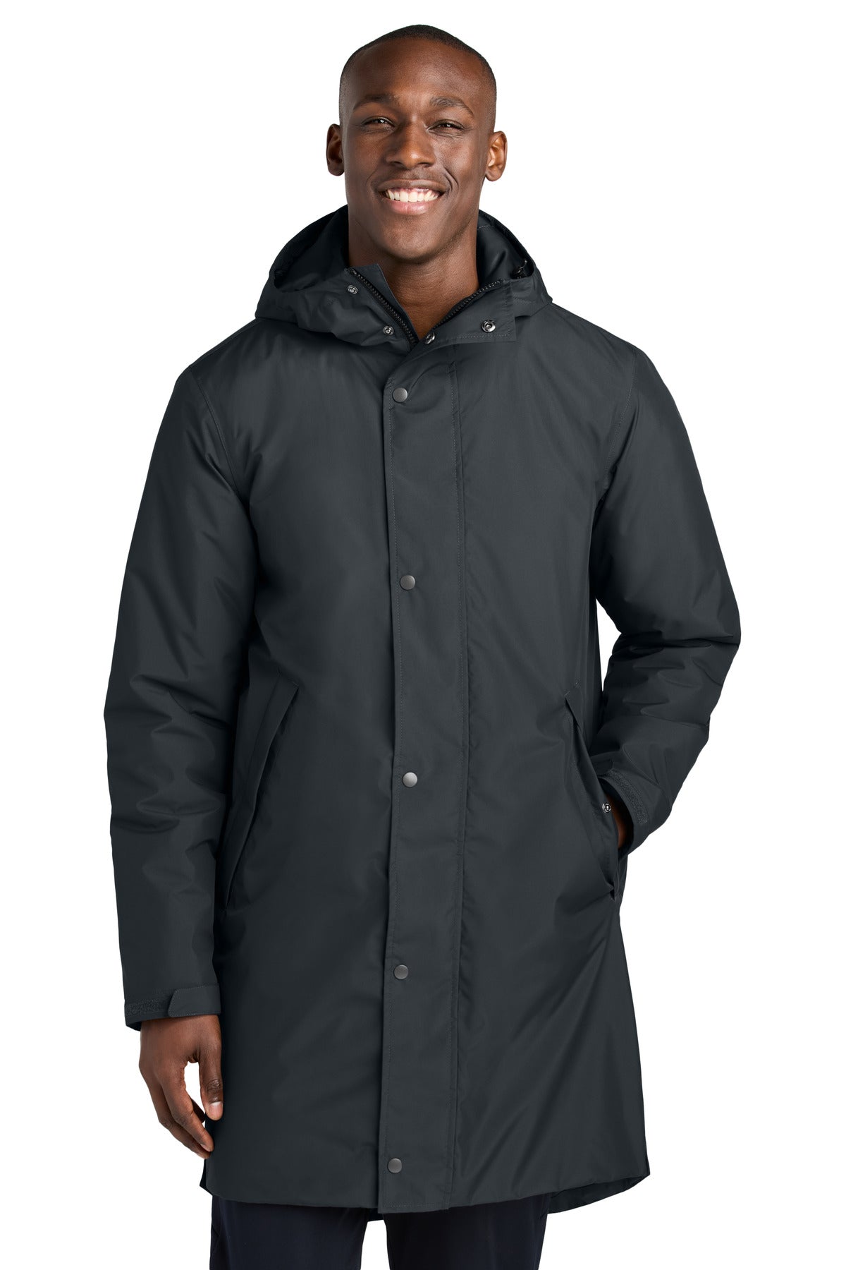 Sport-Tek Waterproof Insulated Sideline Parka JST55 in Graphite