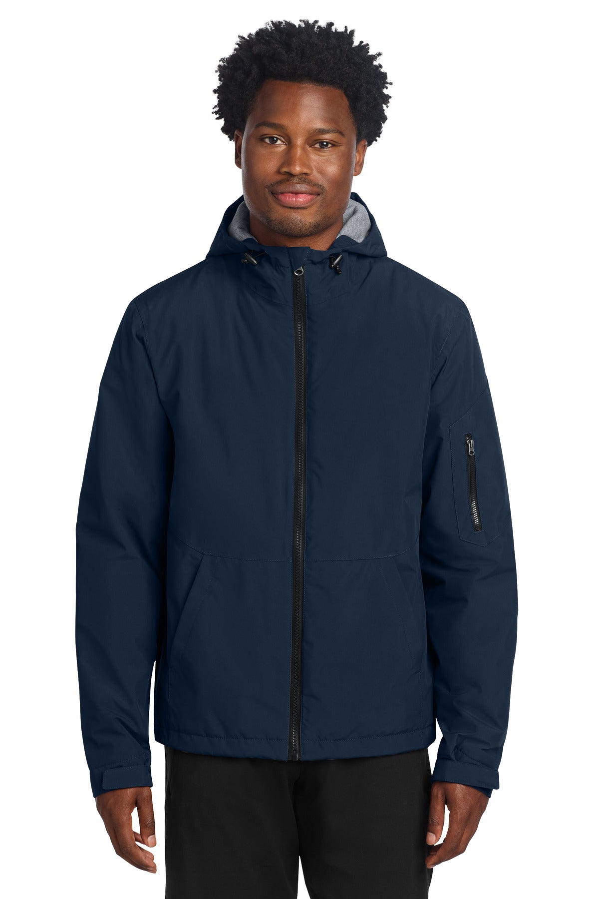 Sport-Tek Waterproof Insulated Jacket JST56 in True Navy