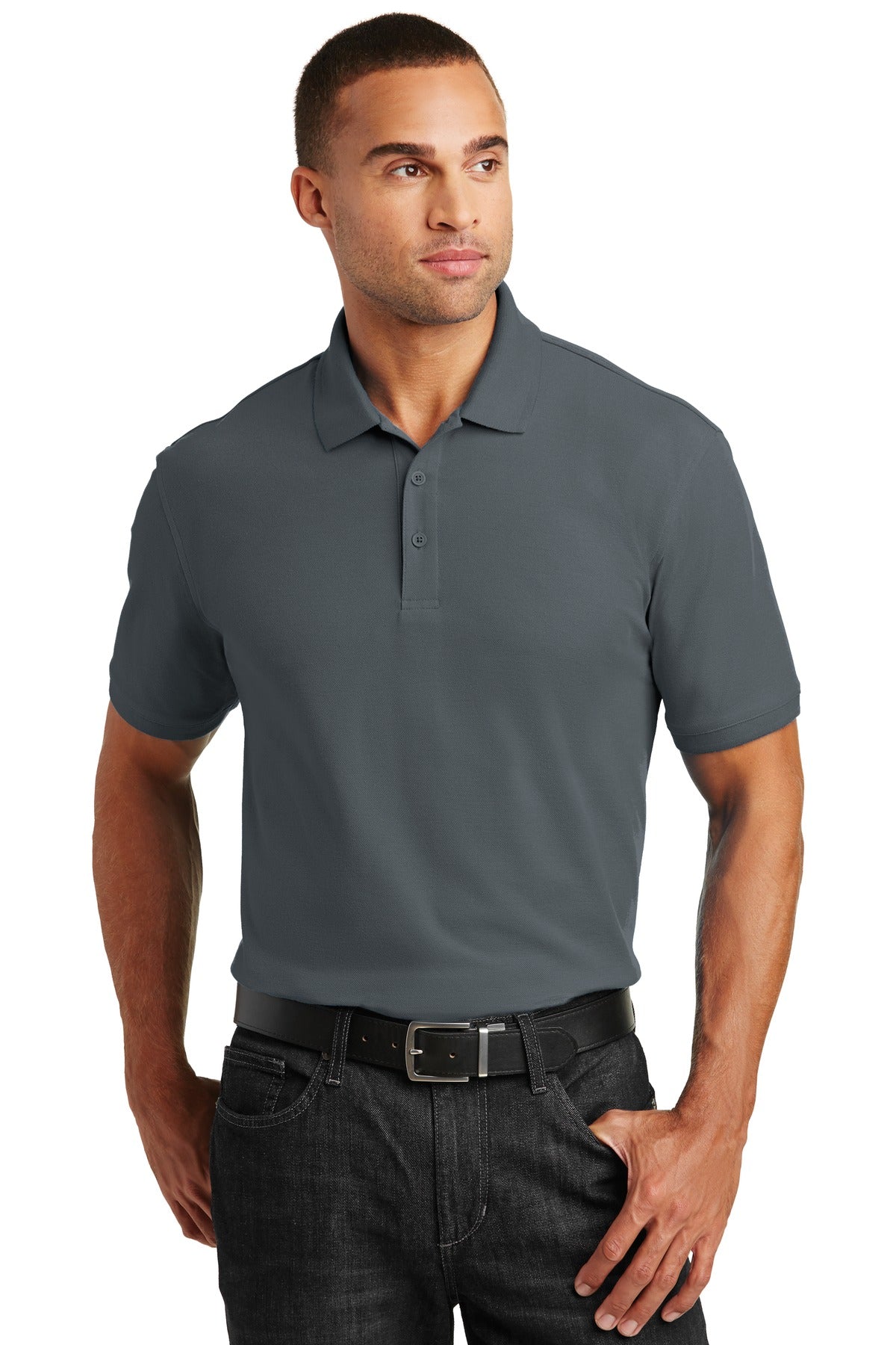 Port Authority Core Classic Pique Polo. K100 in Graphite
