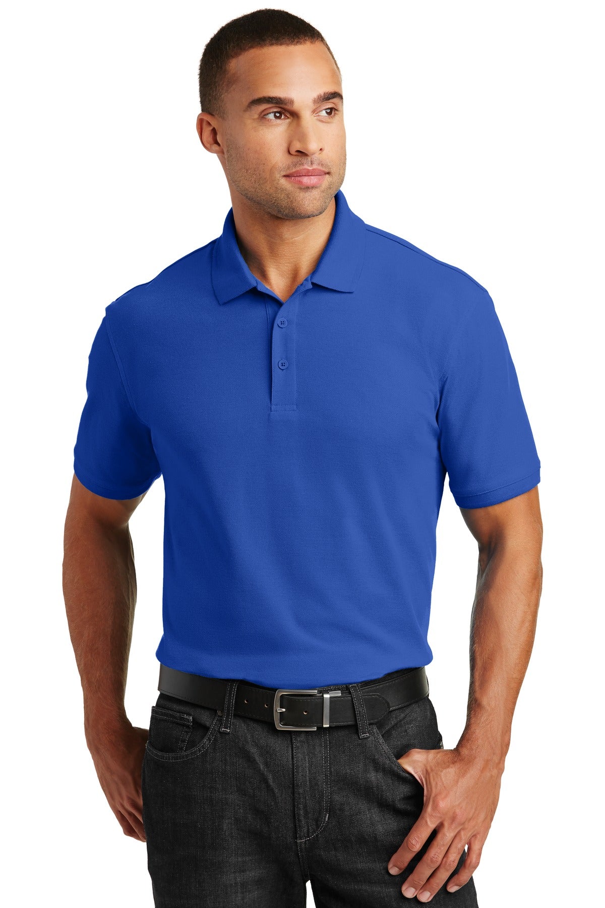 Port Authority Core Classic Pique Polo. K100 in True Royal