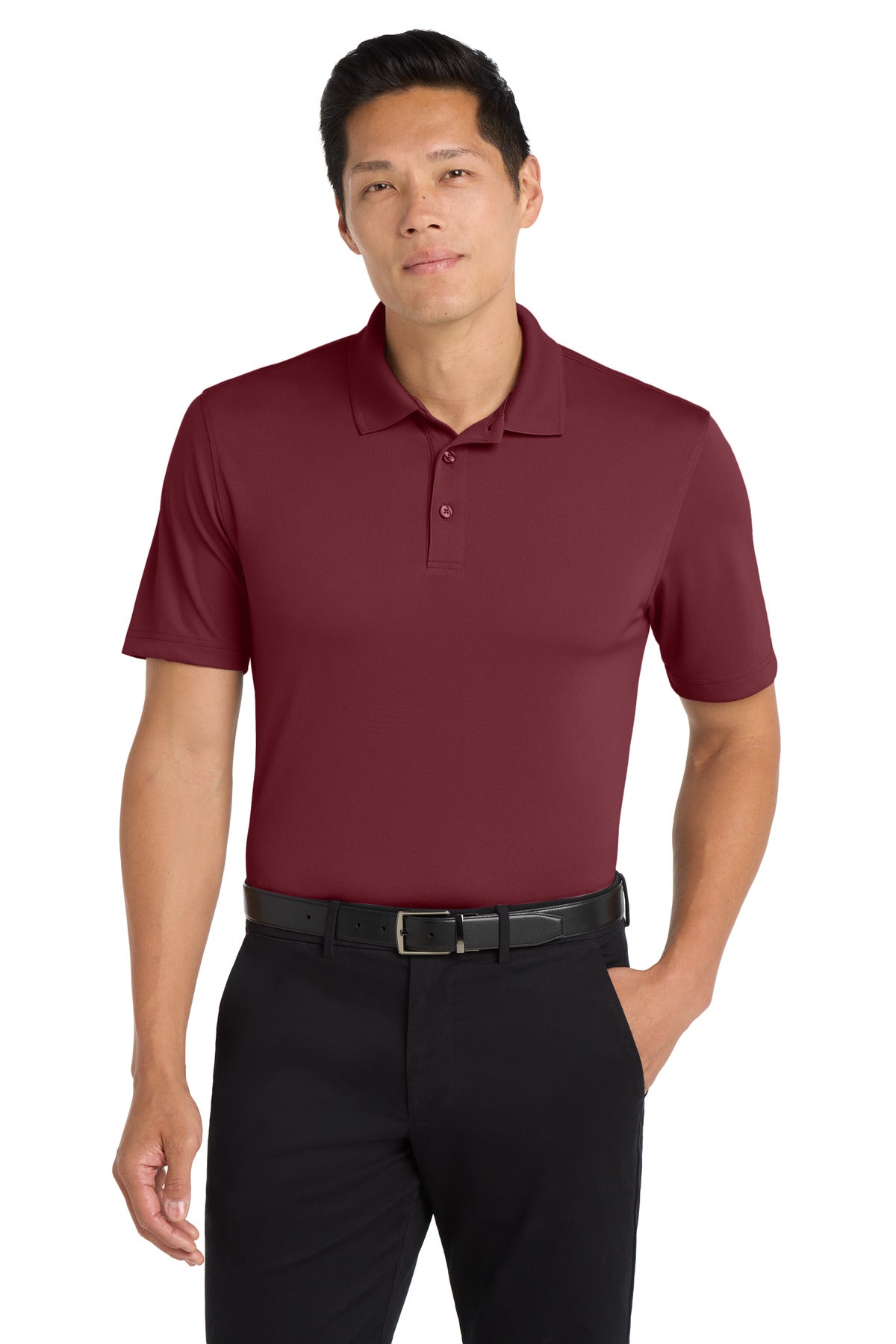 Port Authority Dry Zone UV Micro-Mesh Polo. K110 in Burgundy