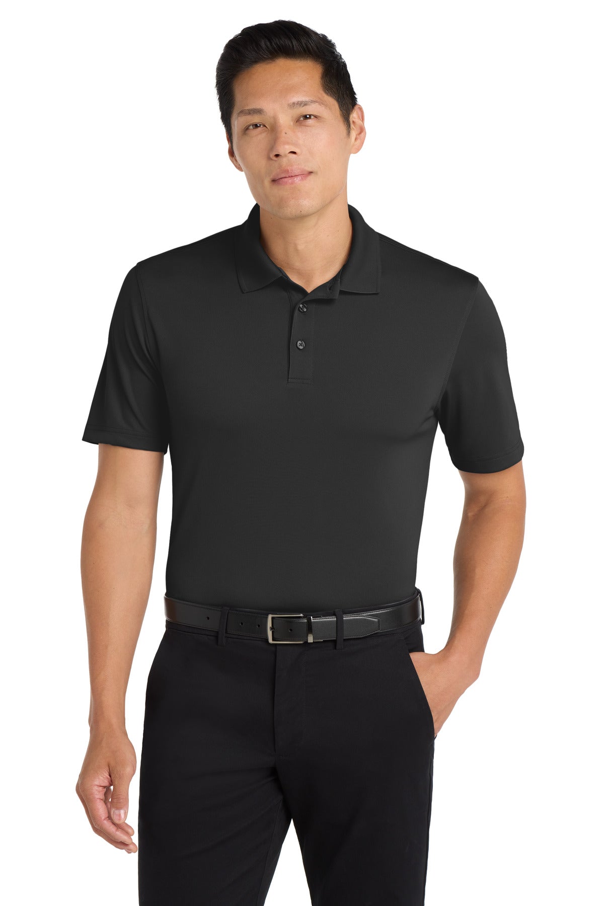 Port Authority Dry Zone UV Micro-Mesh Polo. K110 in Deep Black