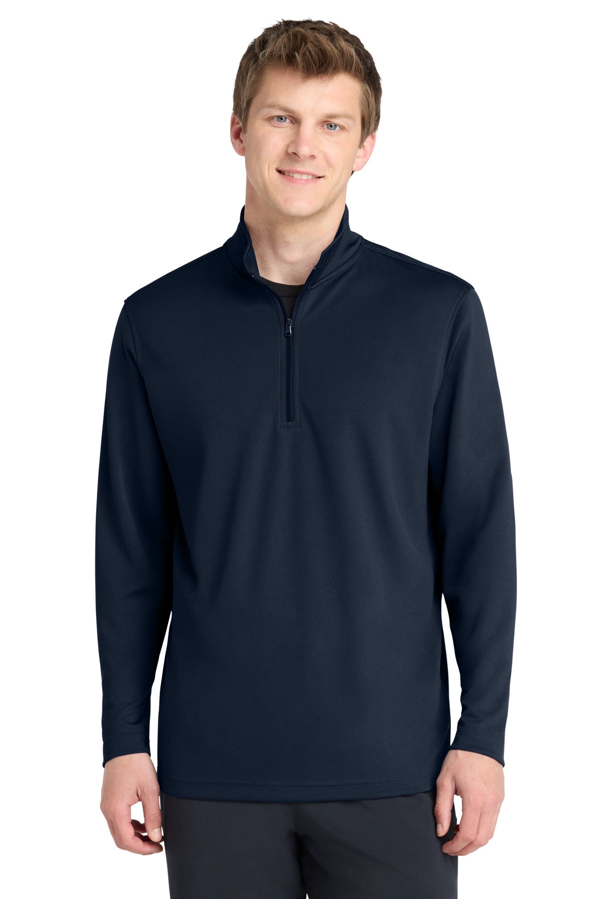 Port Authority Dry Zone UV Micro-Mesh 1/4-Zip K112 in River Blue Navy