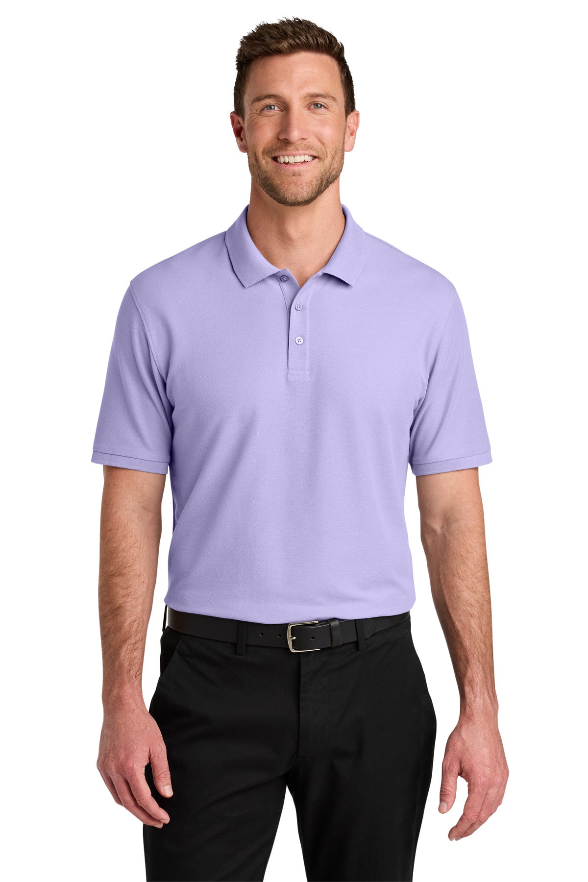 Port Authority Wearever Signature Pique Polo K200 in Bright Lavender