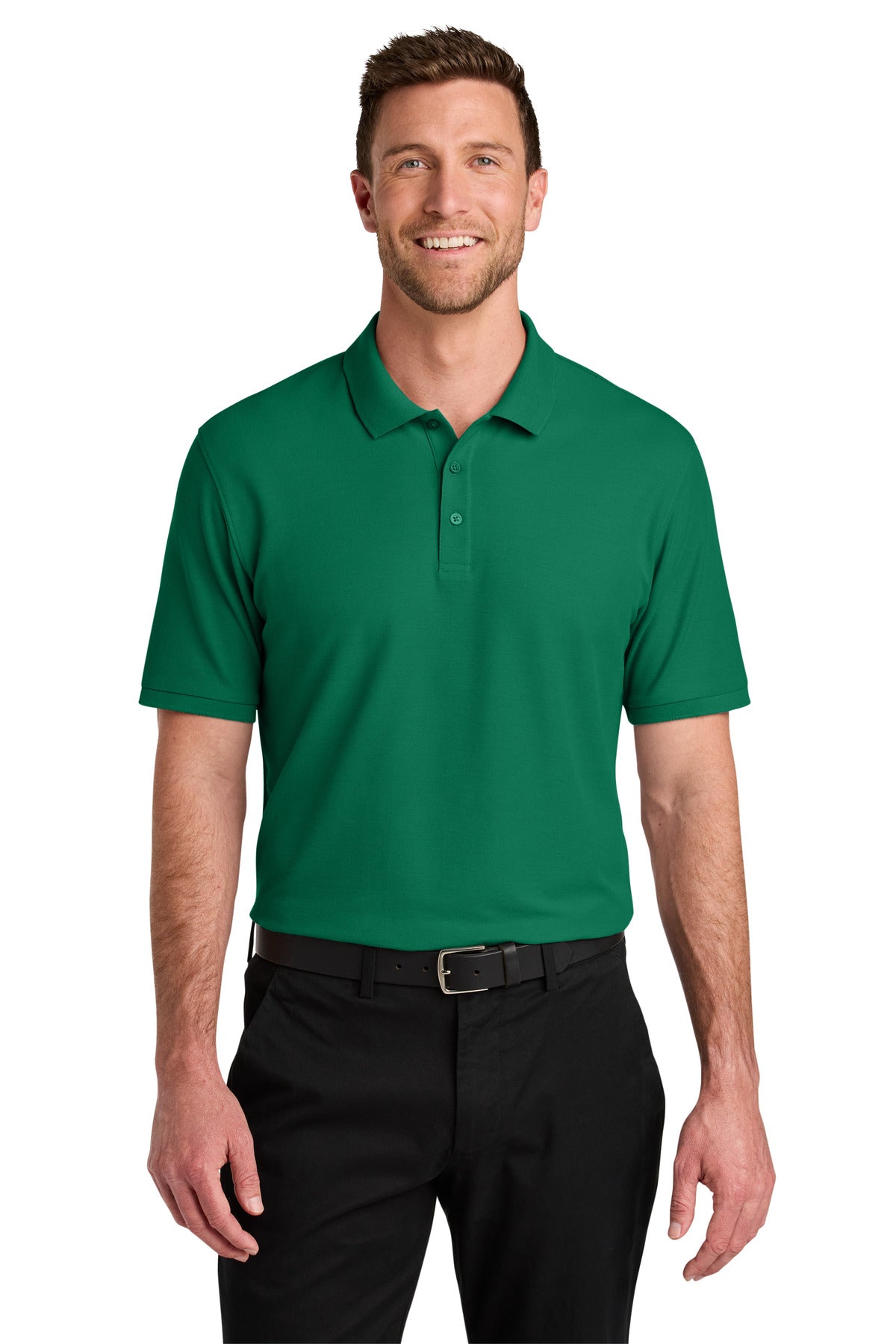 Port Authority Wearever Signature Pique Polo K200 in Kelly Green