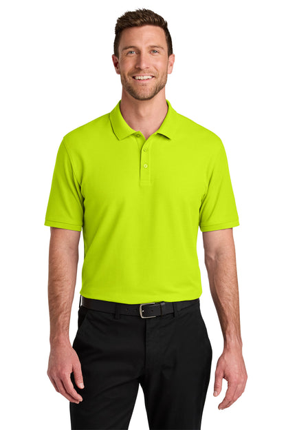 Port Authority Wearever Signature Pique Polo K200 in Neon Yellow