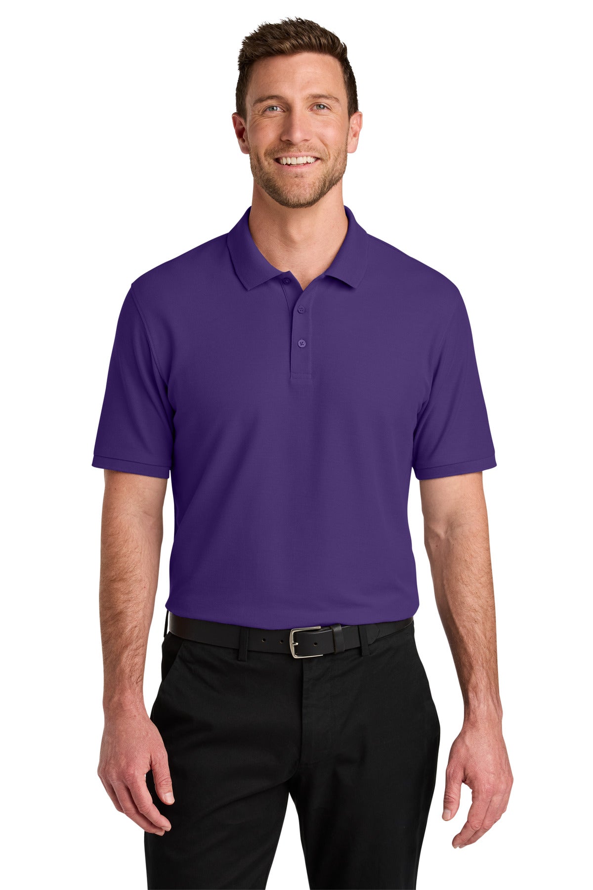 Port Authority Wearever Signature Pique Polo K200 in Prism Purple