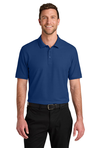 Port Authority Wearever Signature Pique Polo K200 in Royal