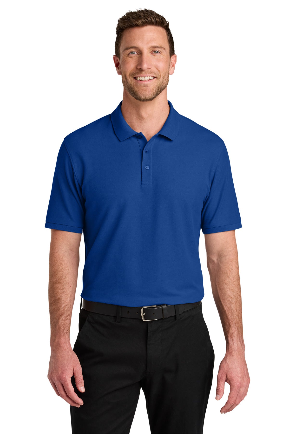 Port Authority Wearever Signature Pique Polo K200 in True Royal