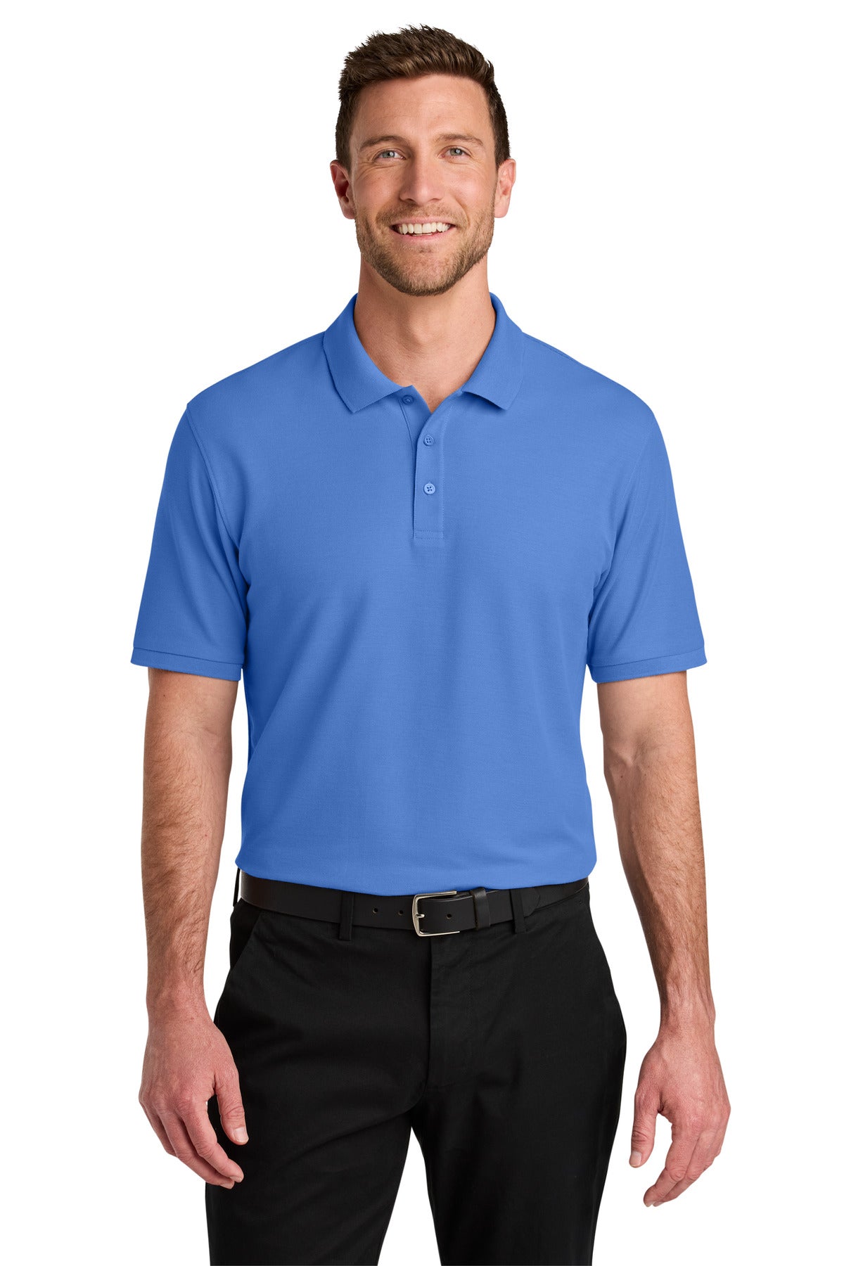 Port Authority Wearever Signature Pique Polo K200 in Ultramarine Blue