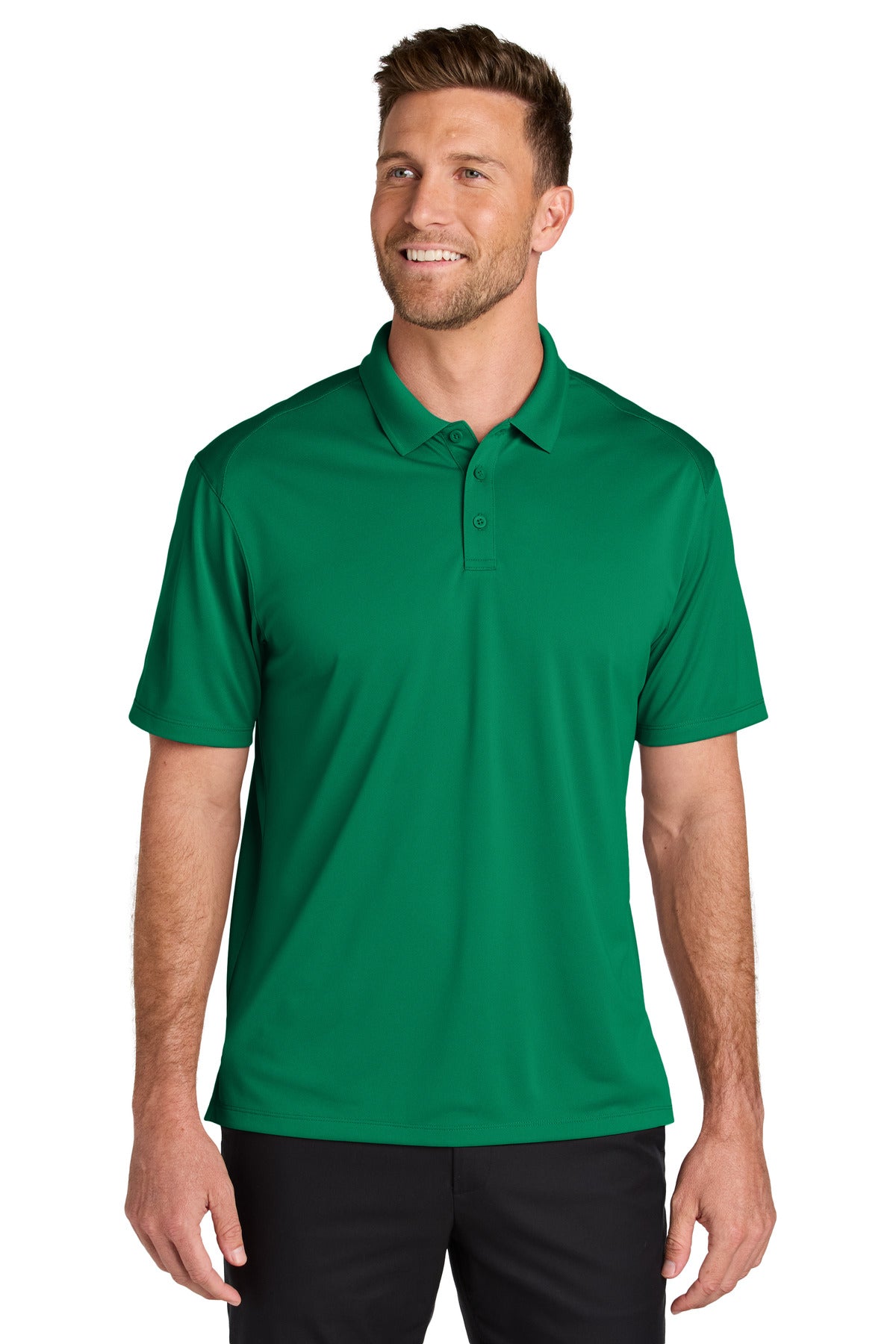 Port Authority Wearever Performance Pique Polo K240 in Bright Kelly Green