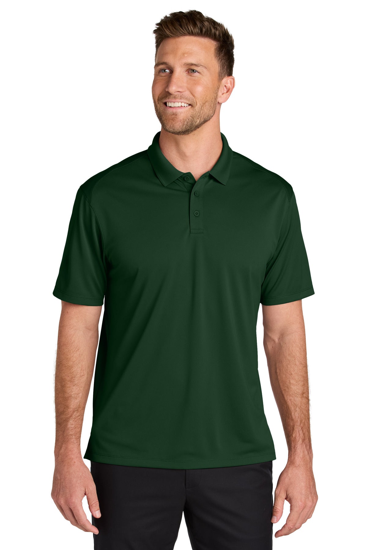 Port Authority Wearever Performance Pique Polo K240 in Deep Forest Green