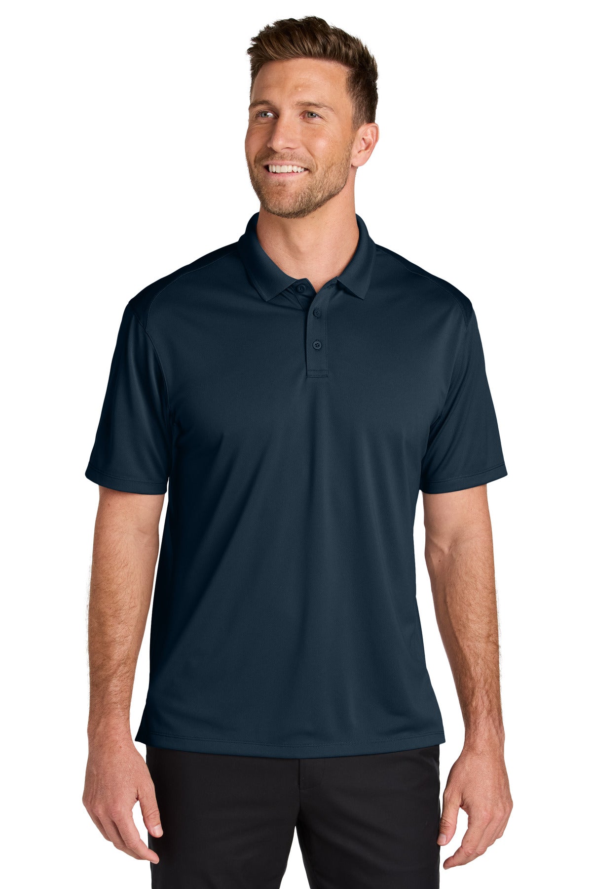 Port Authority Wearever Performance Pique Polo K240 in River Blue Navy