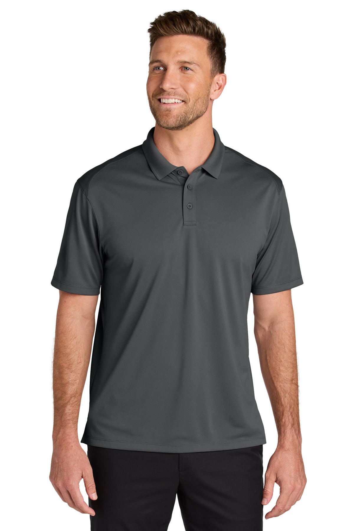 Port Authority Wearever Performance Pique Polo K240 in Storm Grey
