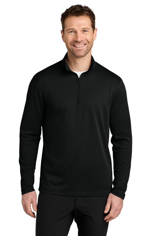 Port Authority Wearever Performance Pique 1/4-Zip K241 in Deep Black