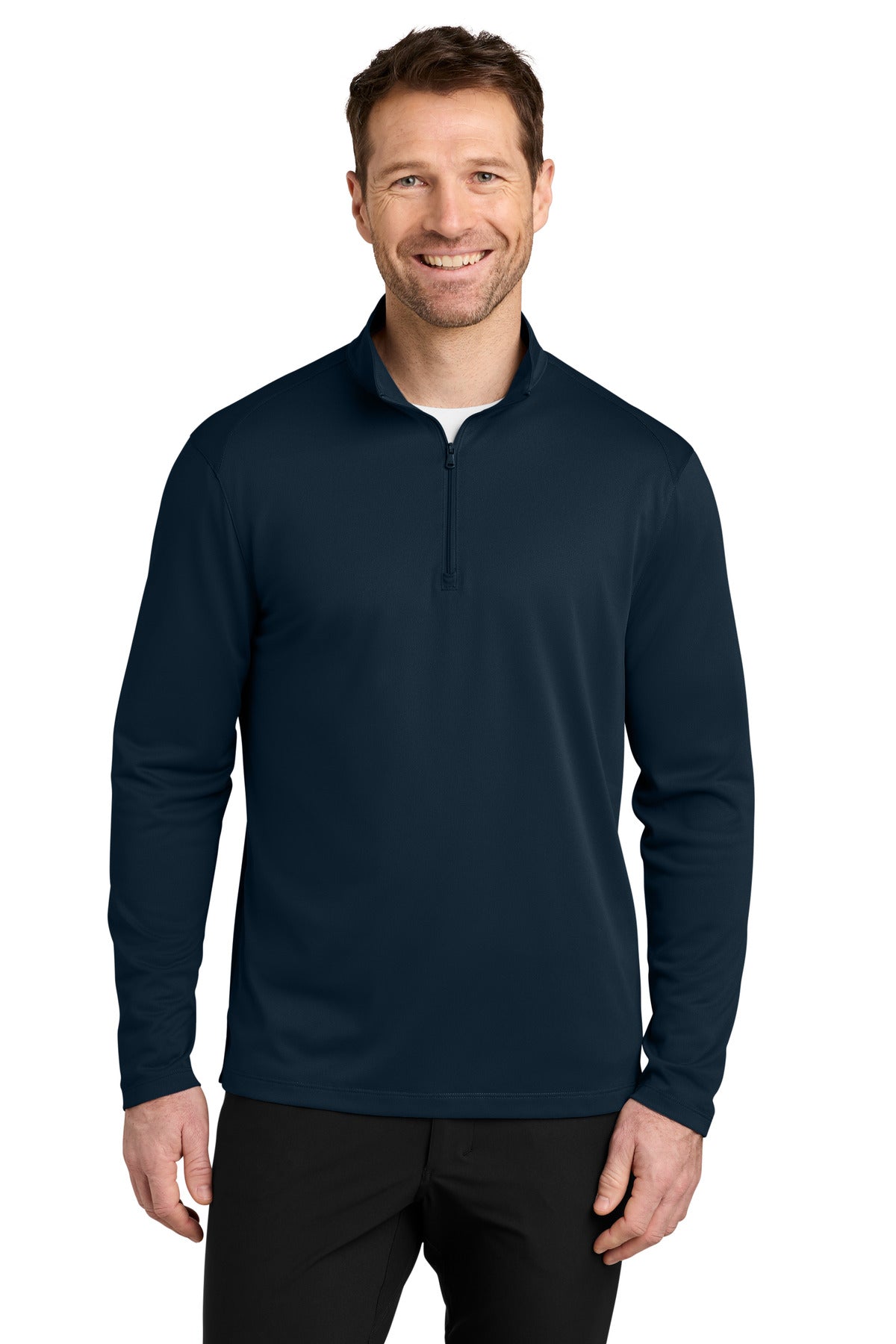 Port Authority Wearever Performance Pique 1/4-Zip K241 in River Blue Navy