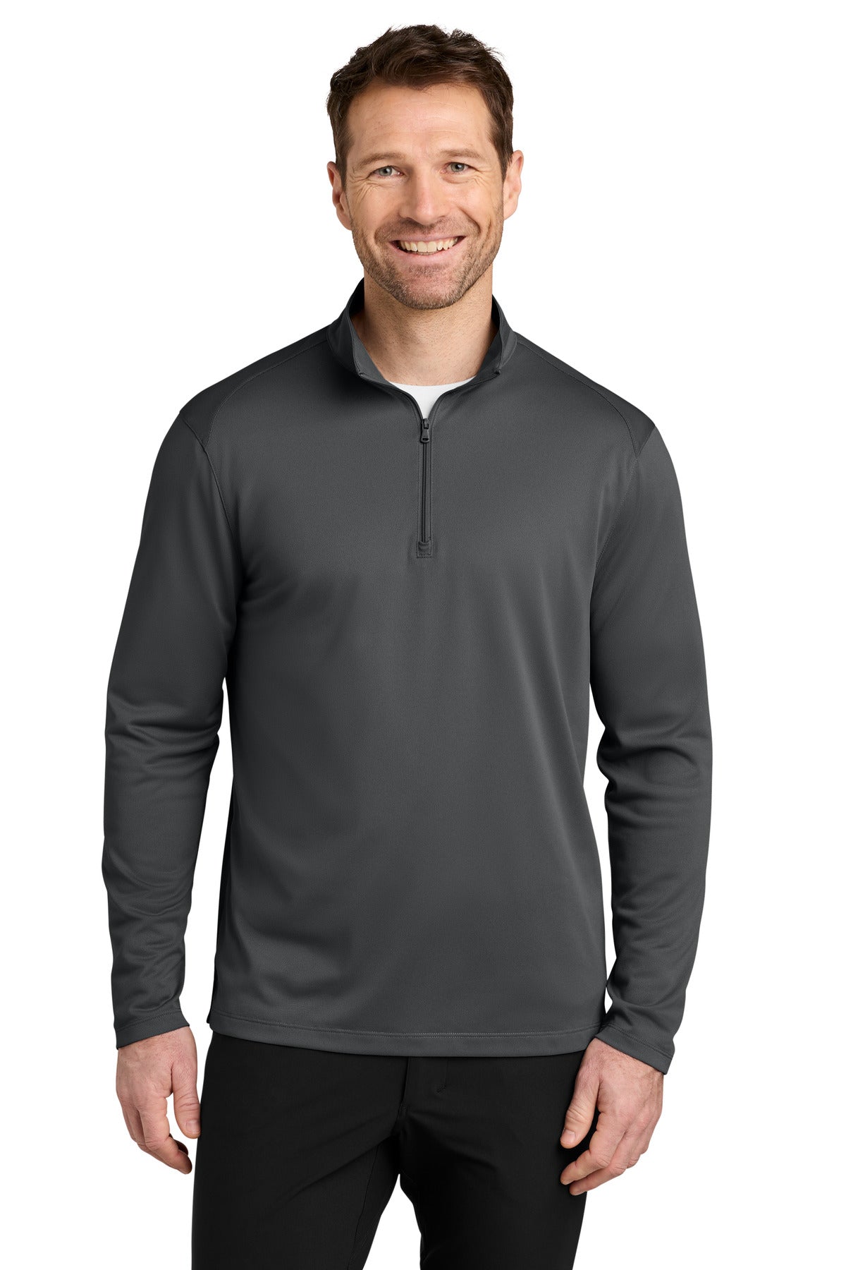 Port Authority Wearever Performance Pique 1/4-Zip K241 in Storm Grey
