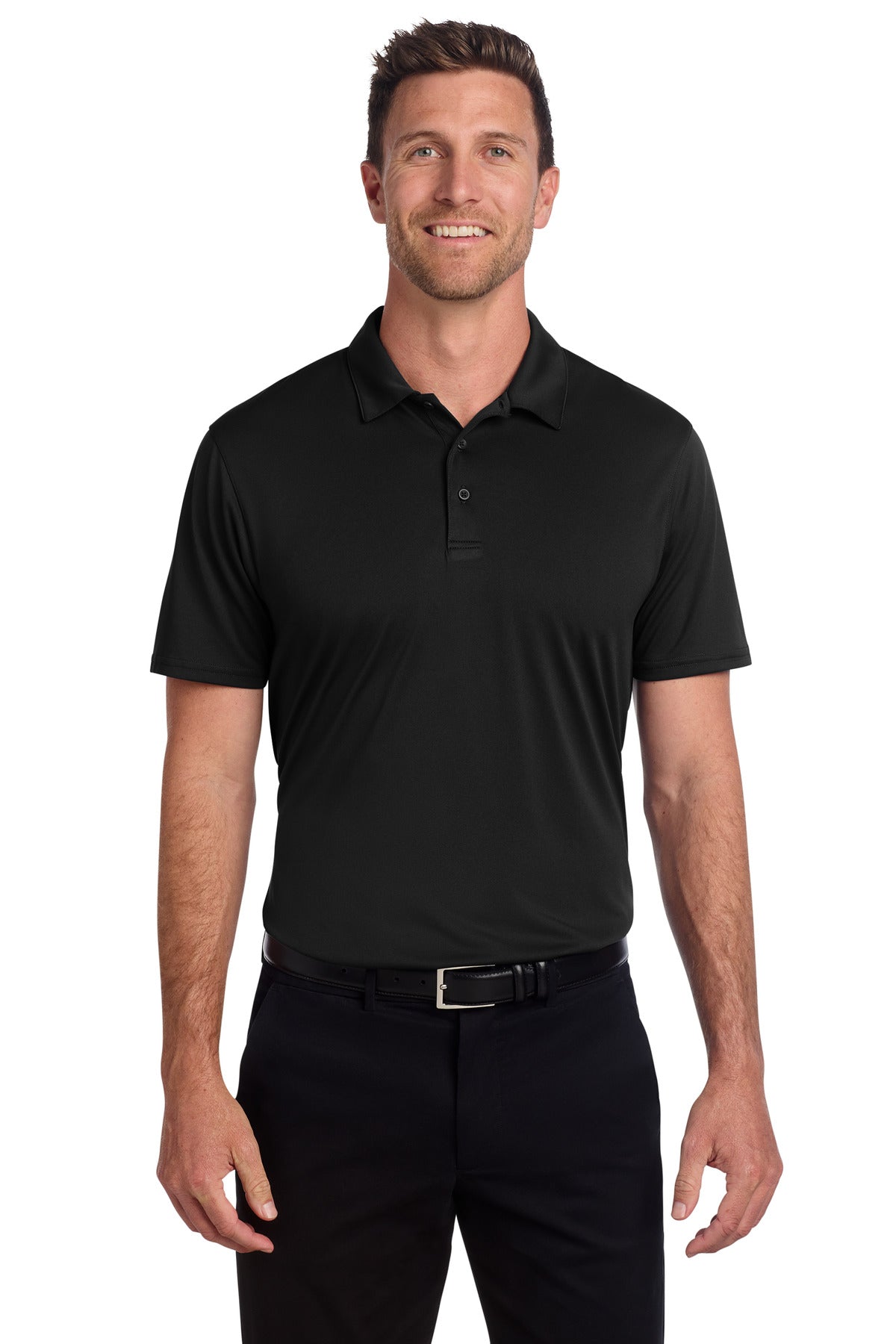 Port Authority Performance Staff Polo K398 in Black