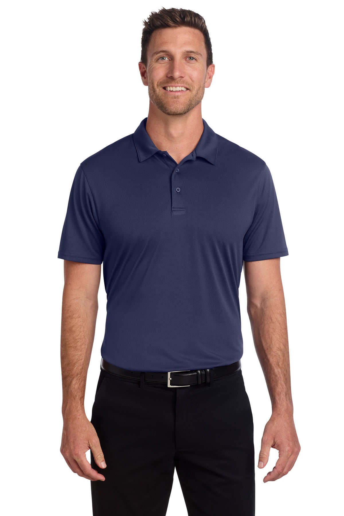 Port Authority Performance Staff Polo K398 in True Navy