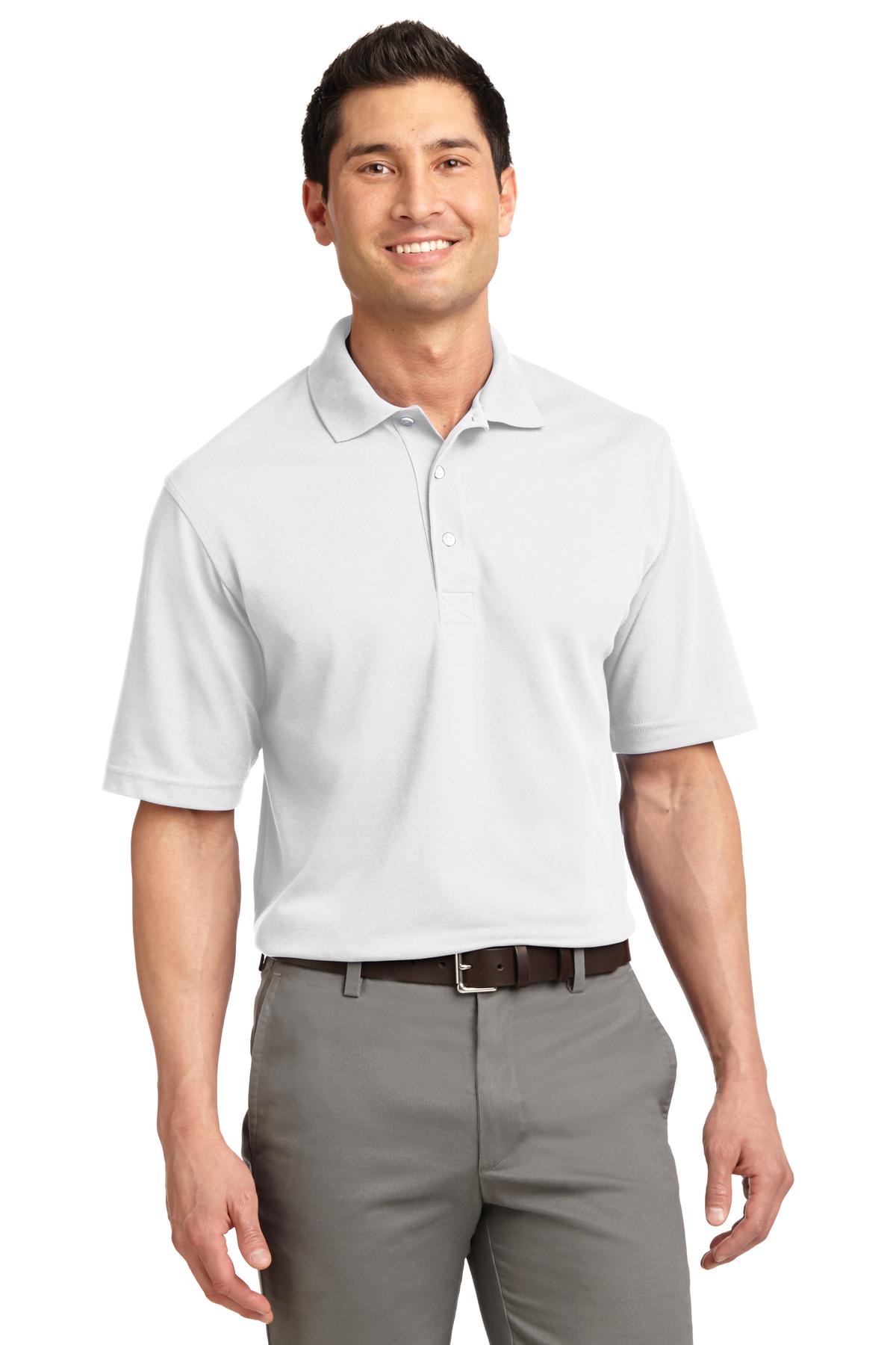Port Authority Rapid Dry Polo.  K455 in White