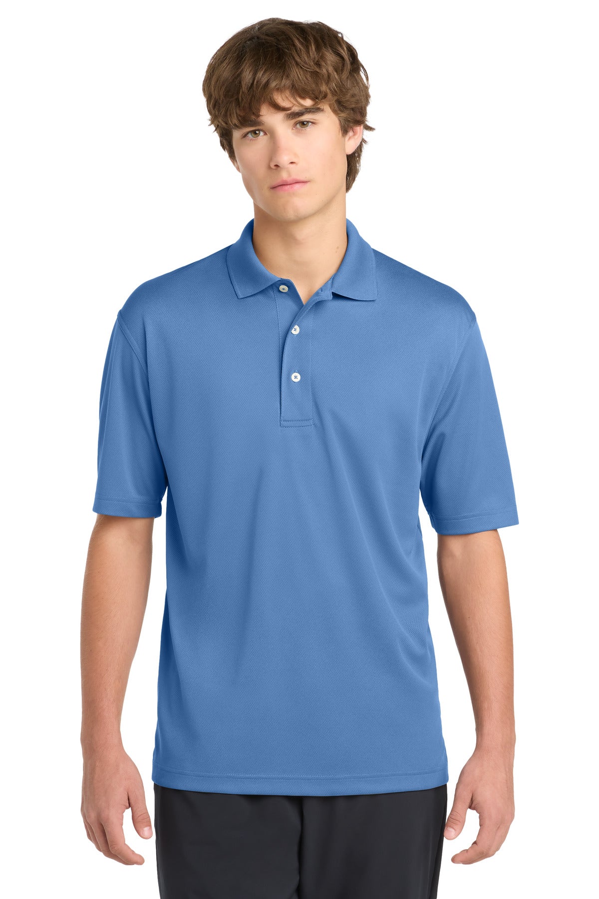 Sport-Tek Dri-Mesh Polo.  K469 in Blueberry