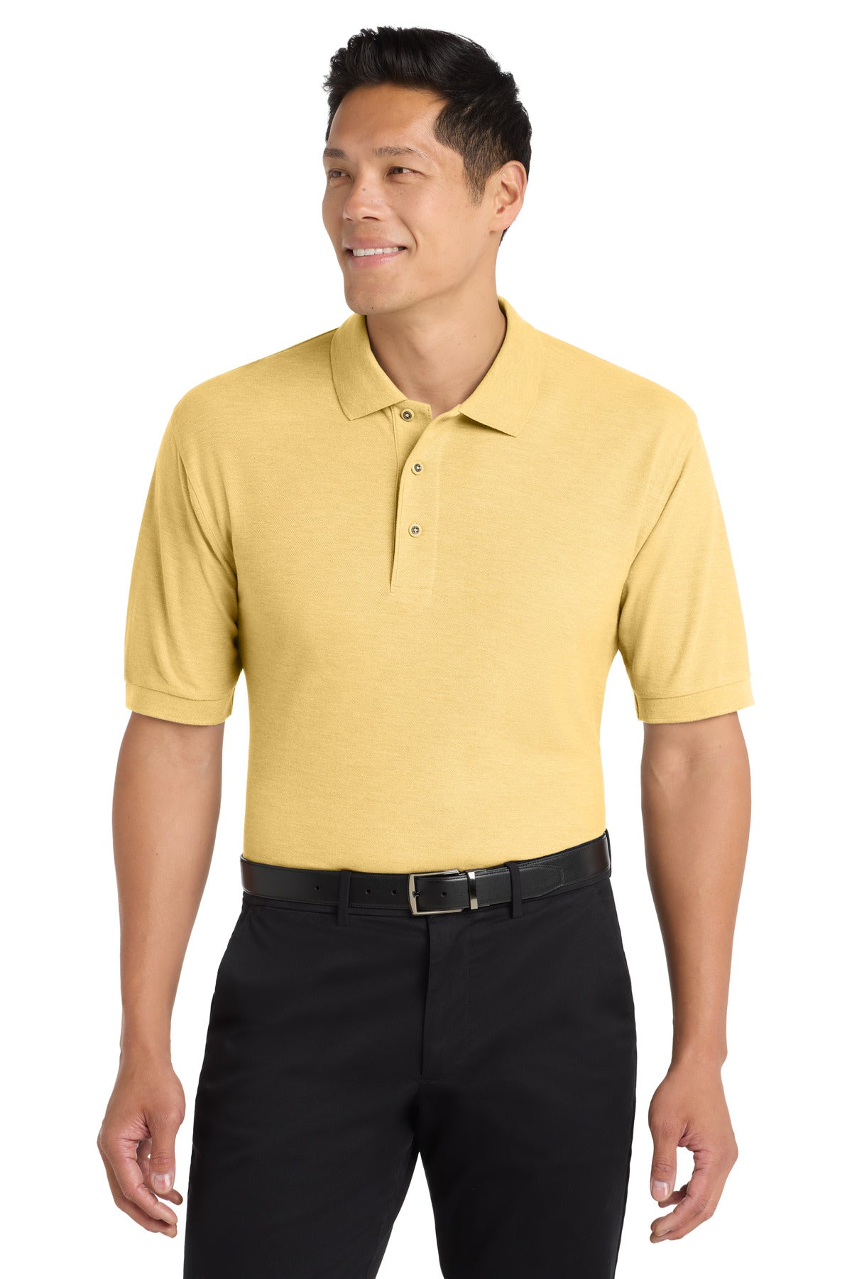 Port Authority Silk Touch Polo K500 in Banana