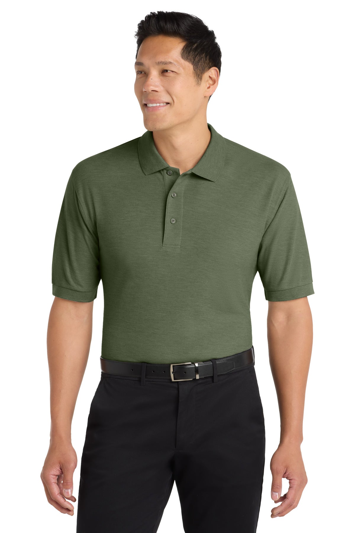 Port Authority Silk Touch Polo K500 in Clover Green